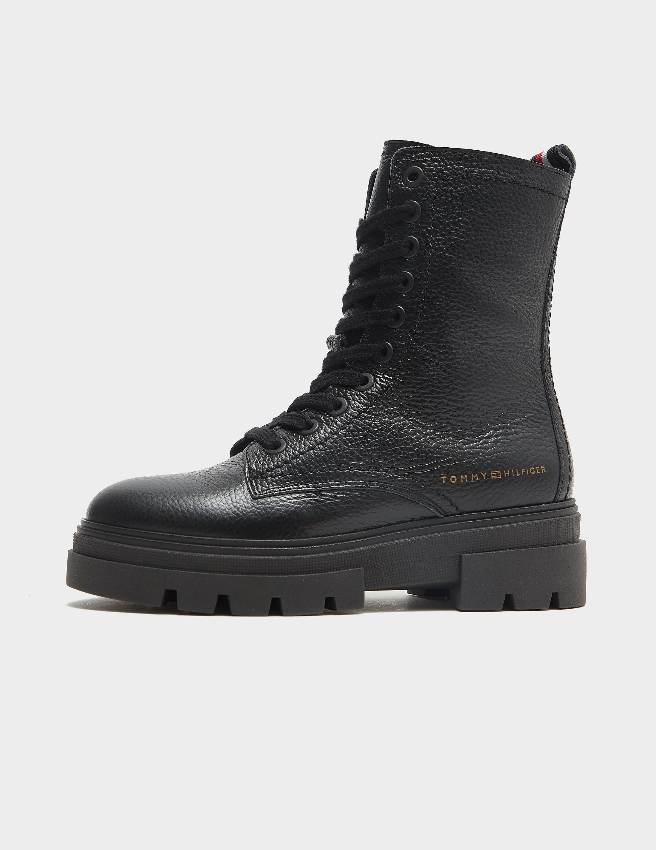 combat boots tommy hilfiger