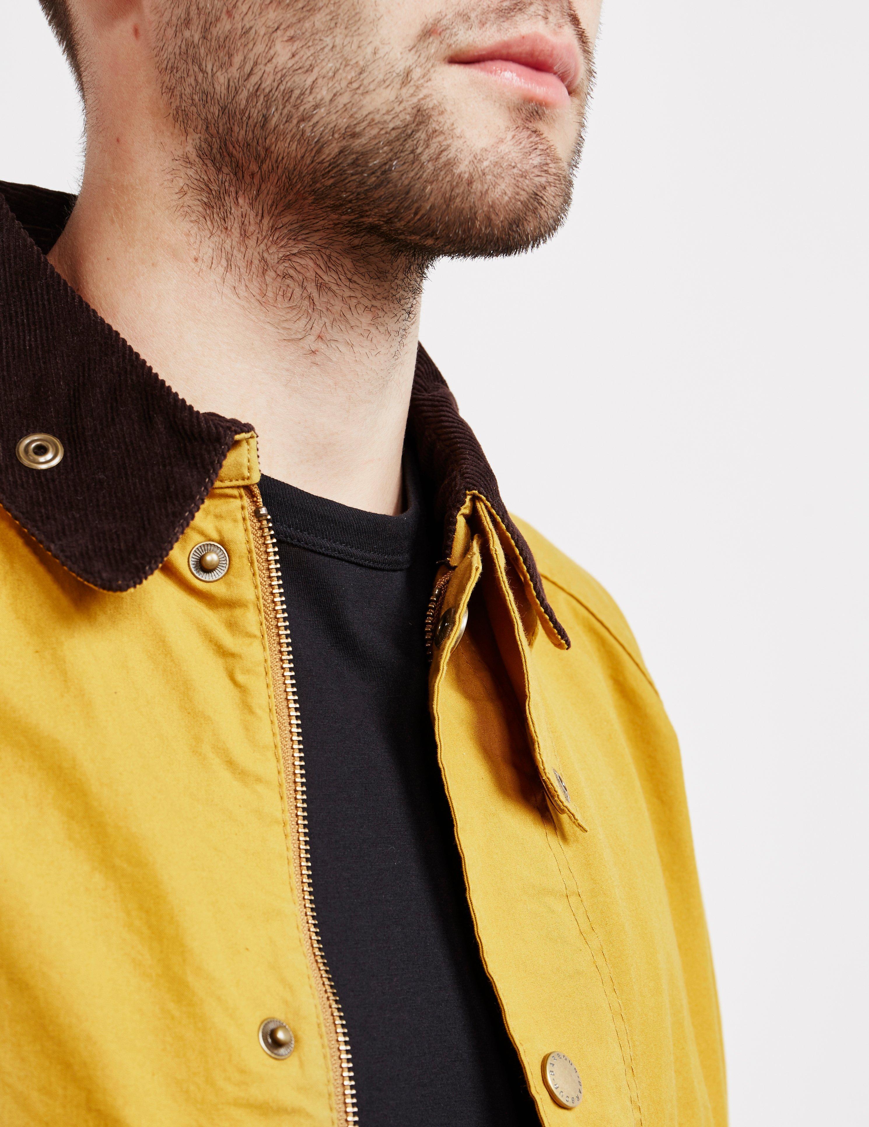 Barbour Cotton Made For Japan Garment Dyed Bedale Jacket Yellow for Men |  Lyst