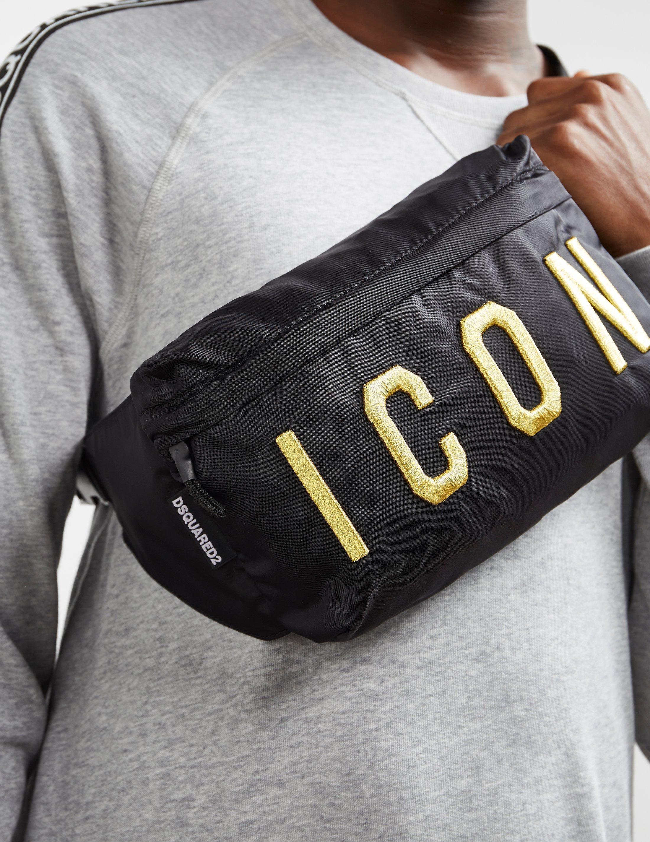DSquared² Synthetic Icon Bum Bag Black 