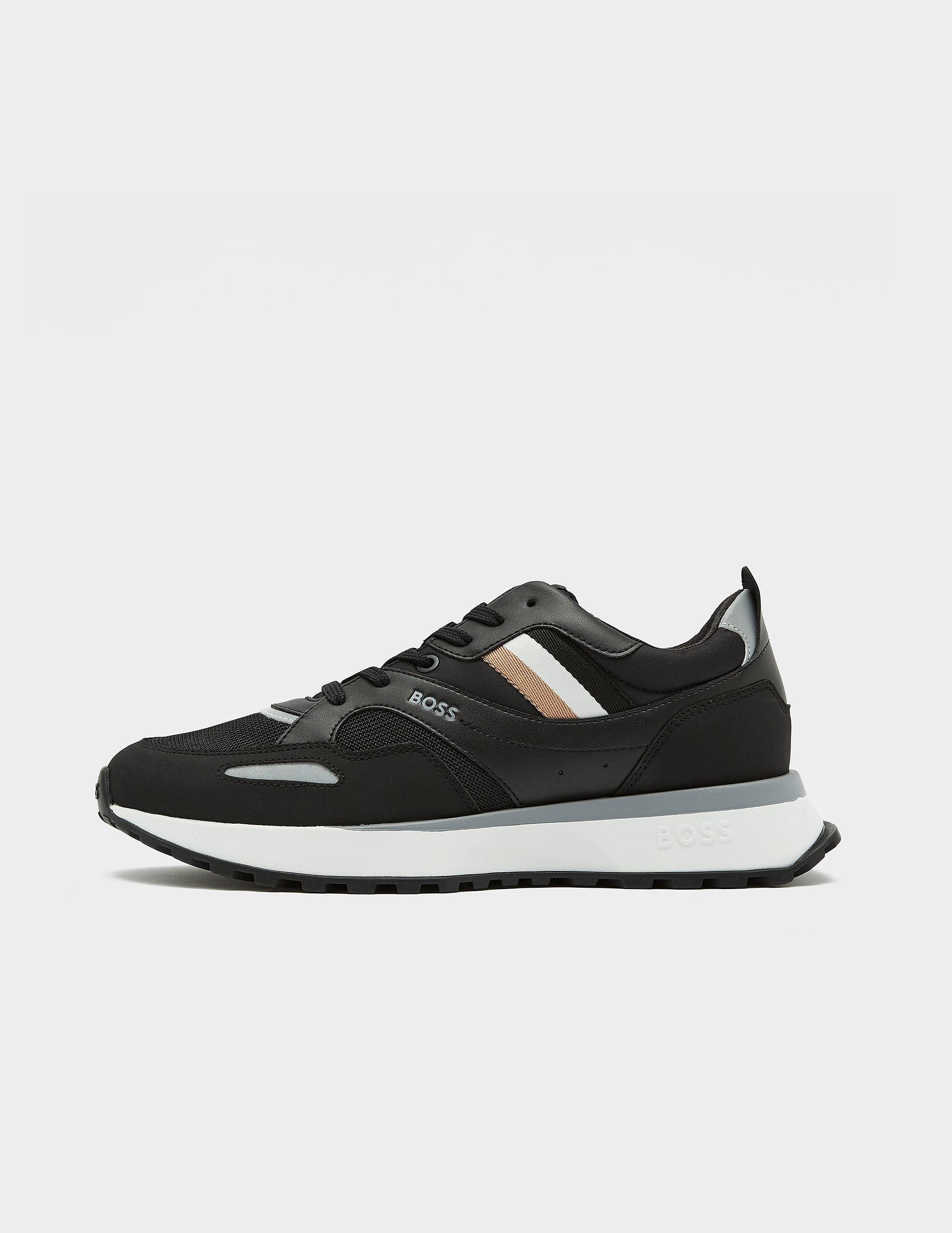 BOSS by HUGO BOSS Jonah Run Trainers in Black for Men | Lyst