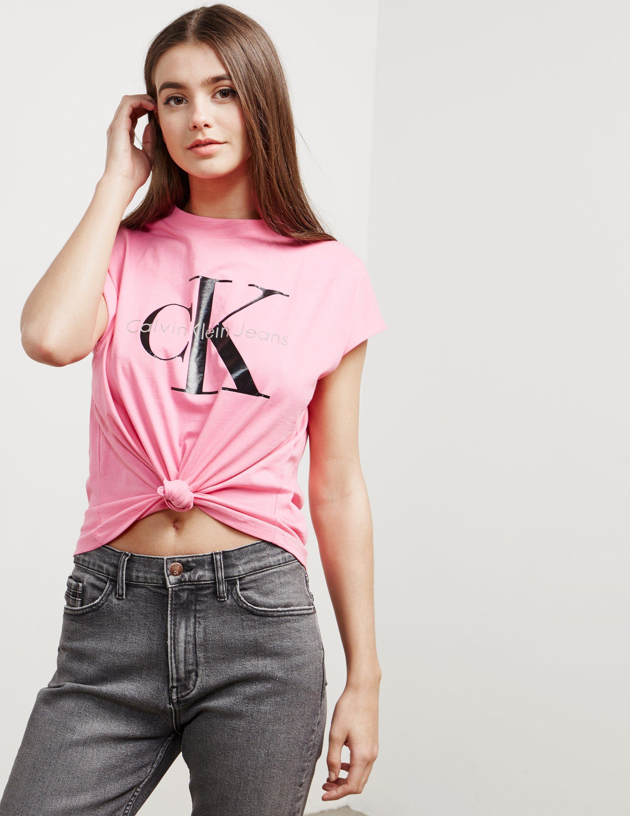 Womens Pink Calvin Klein T Shirt Greece, SAVE 54% - aveclumiere.com