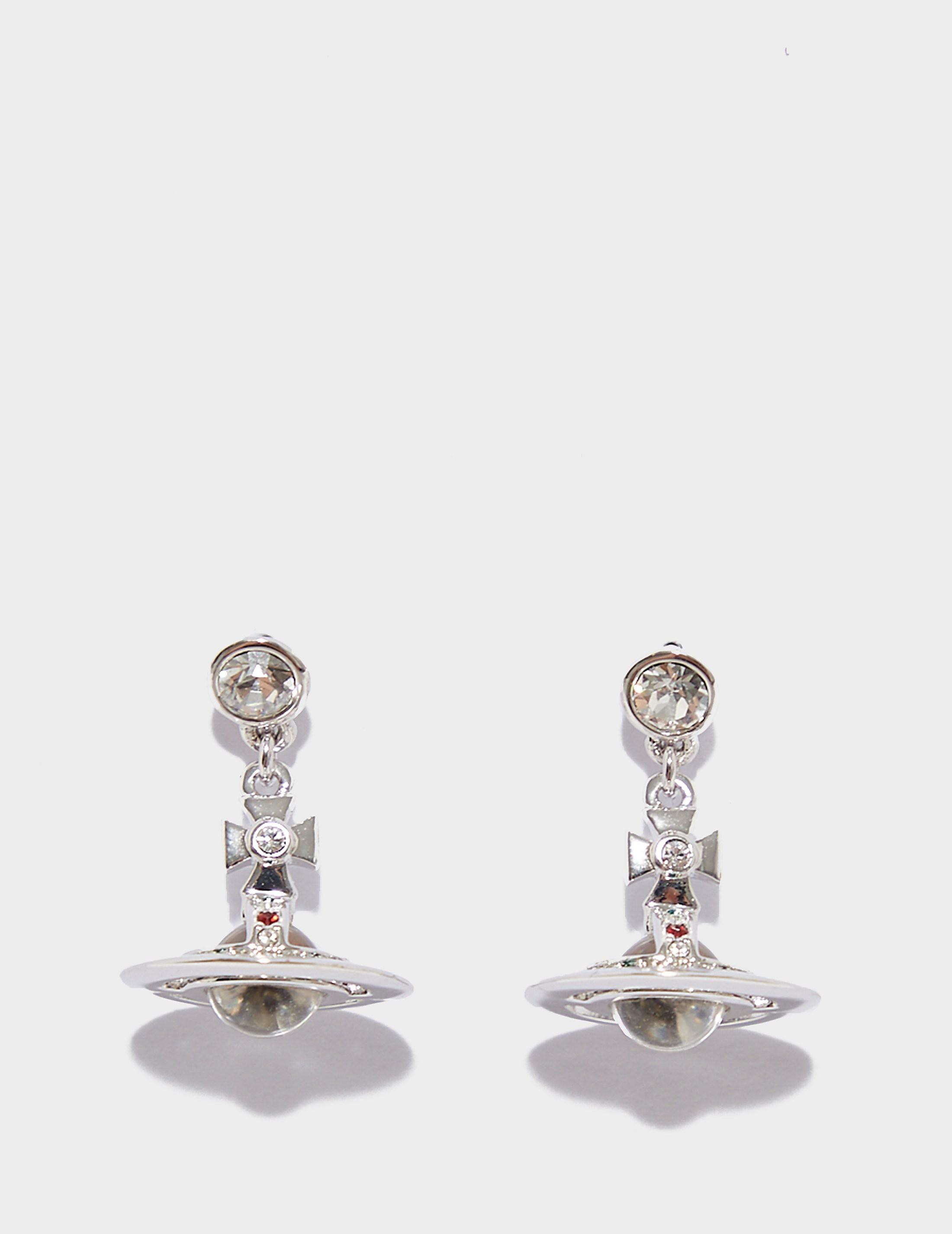 Vivienne Westwood Petite Orb Earrings in Silver (Metallic) | Lyst