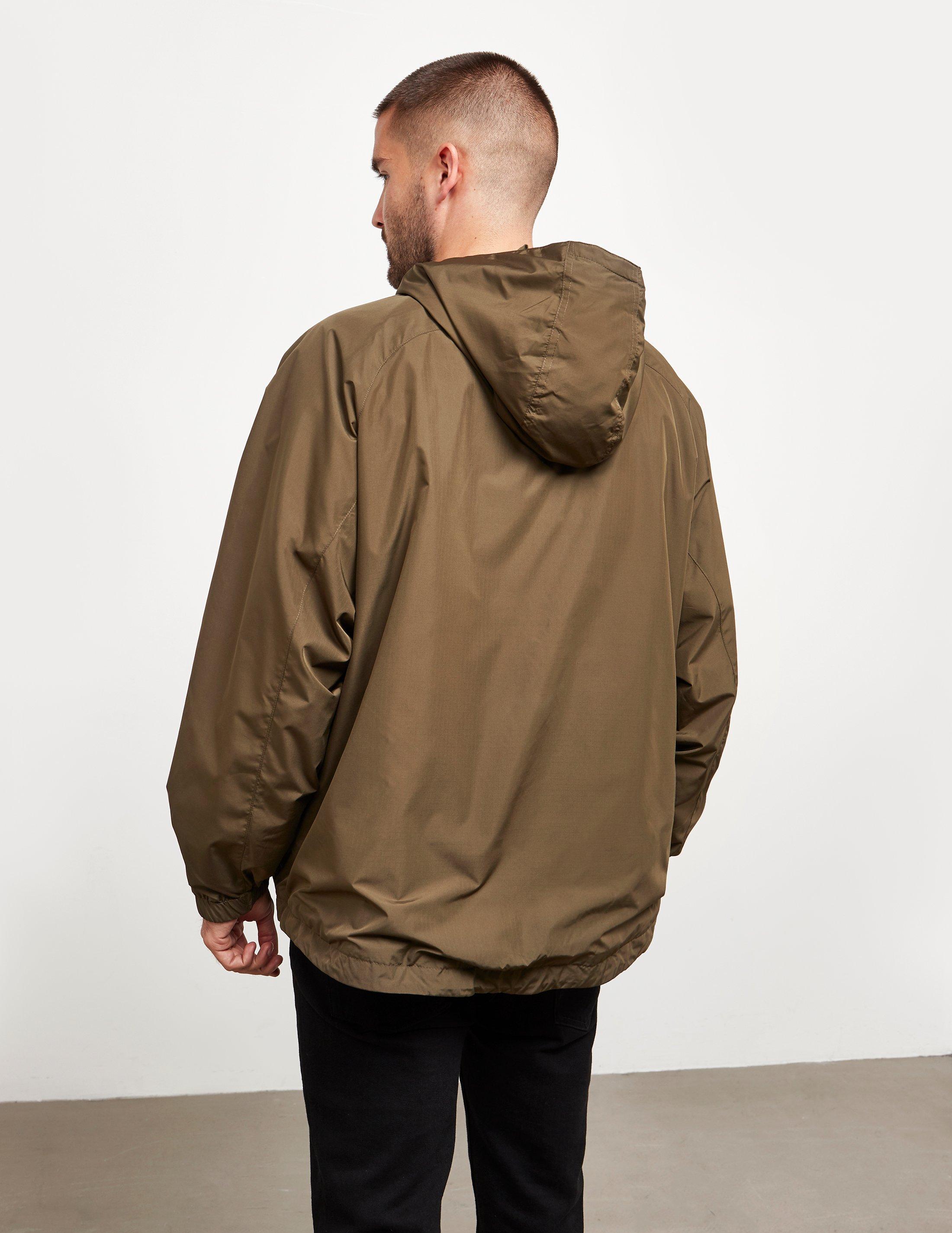 fred perry ripstop half zip jacket