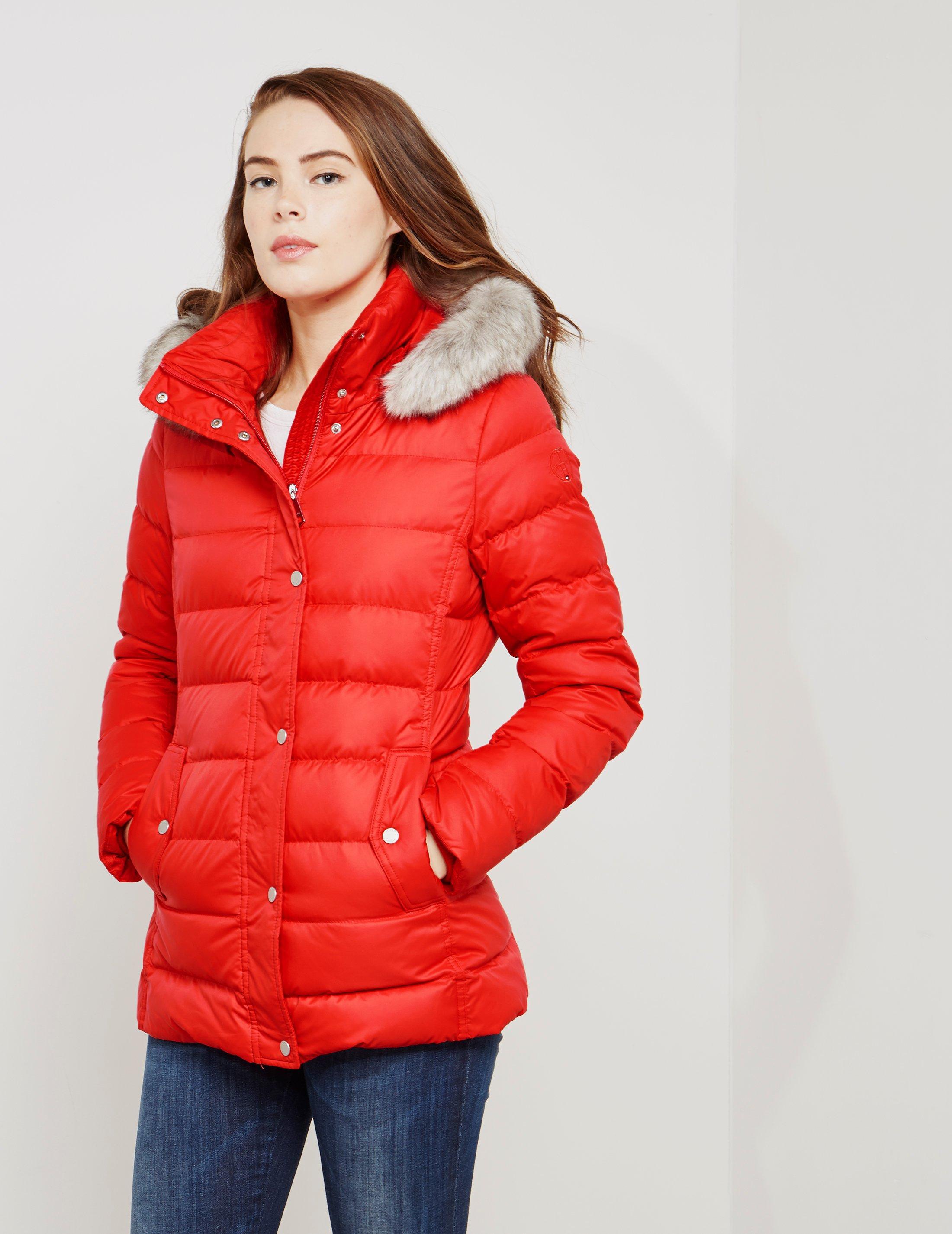 womens tommy hilfiger red coat Cheaper 