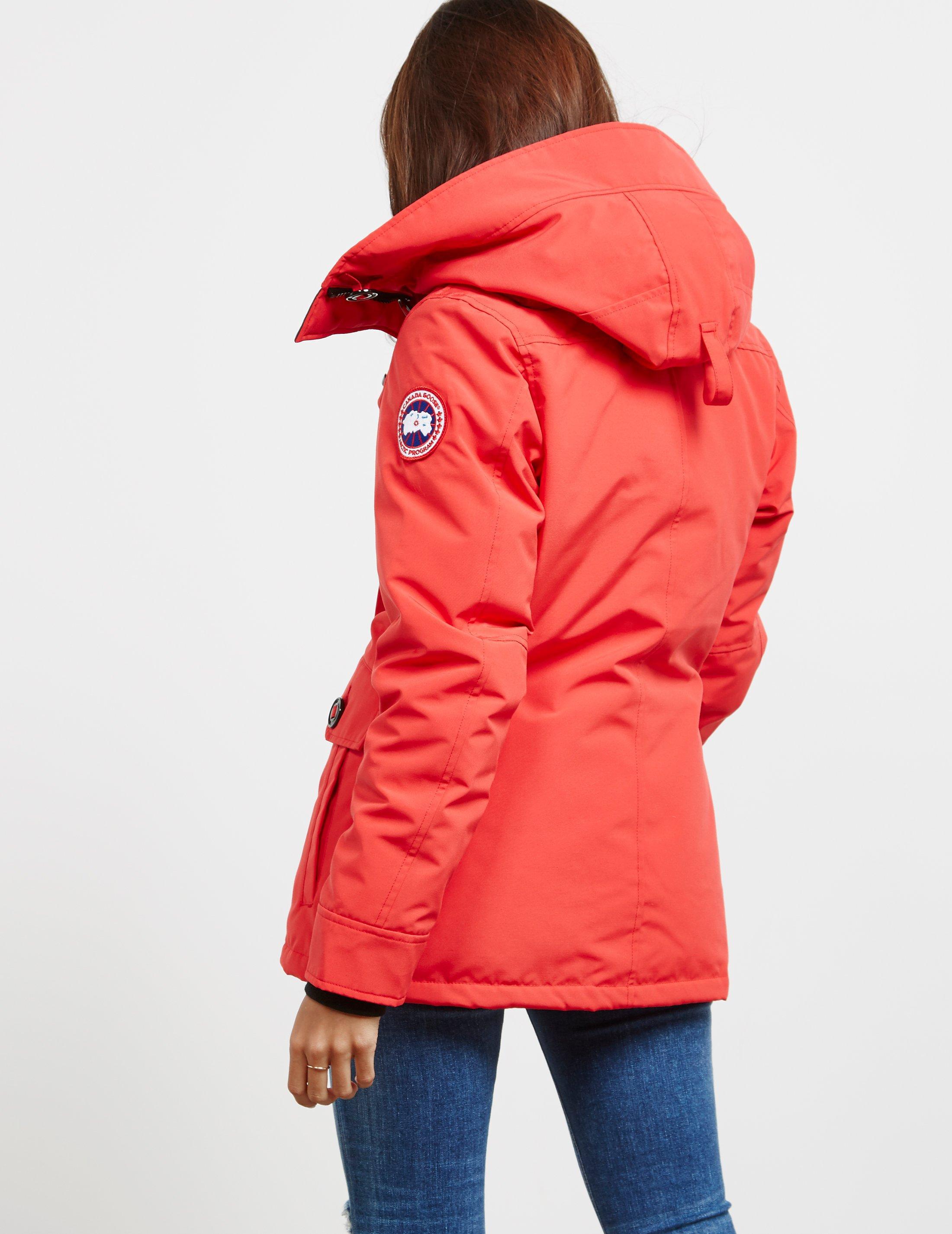 Canada Goose Goose Womens Rideau Padded Parka Jacket Red Lyst
