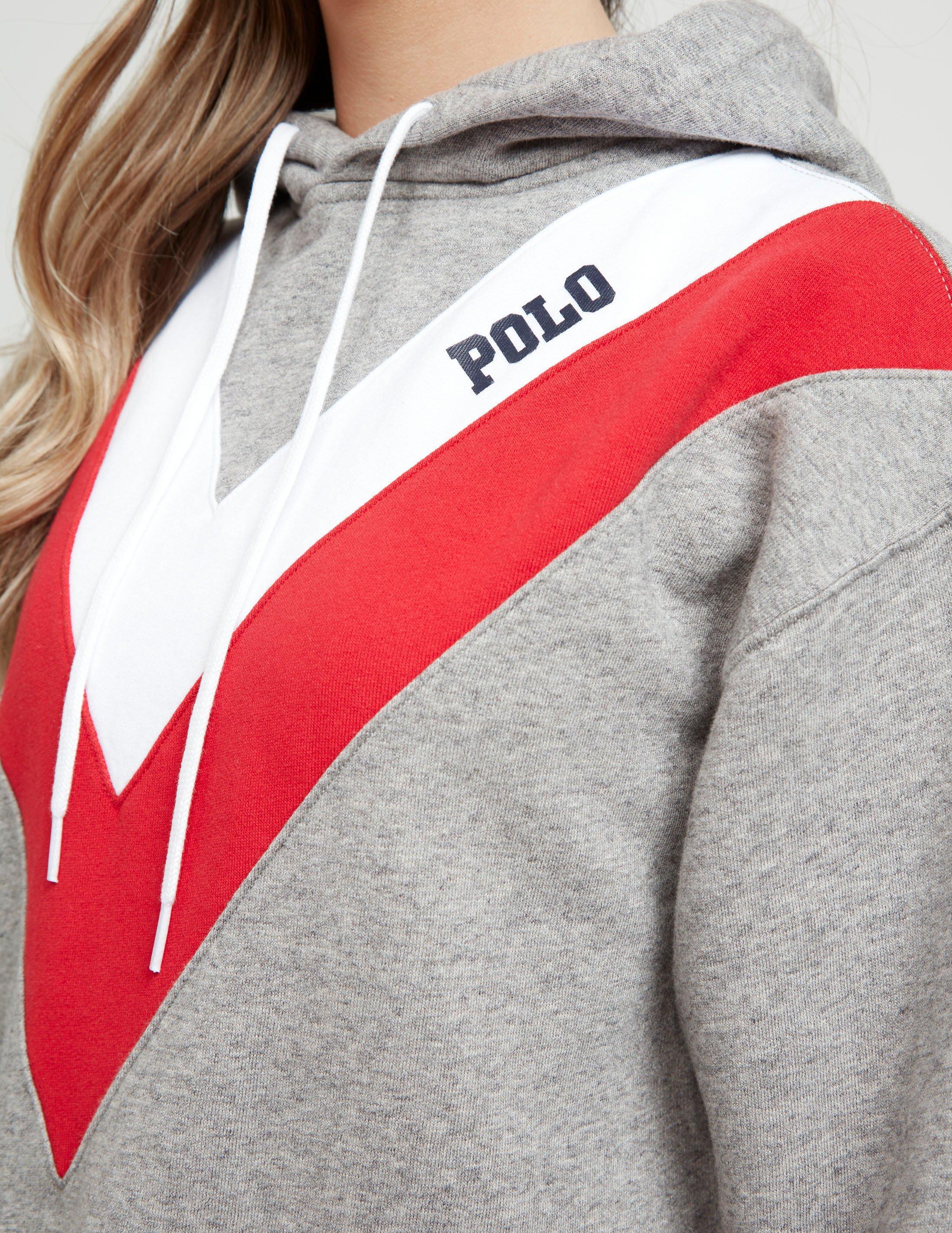 Polo Ralph Lauren Fleece Hoodie Dress in Grey (Gray) Lyst