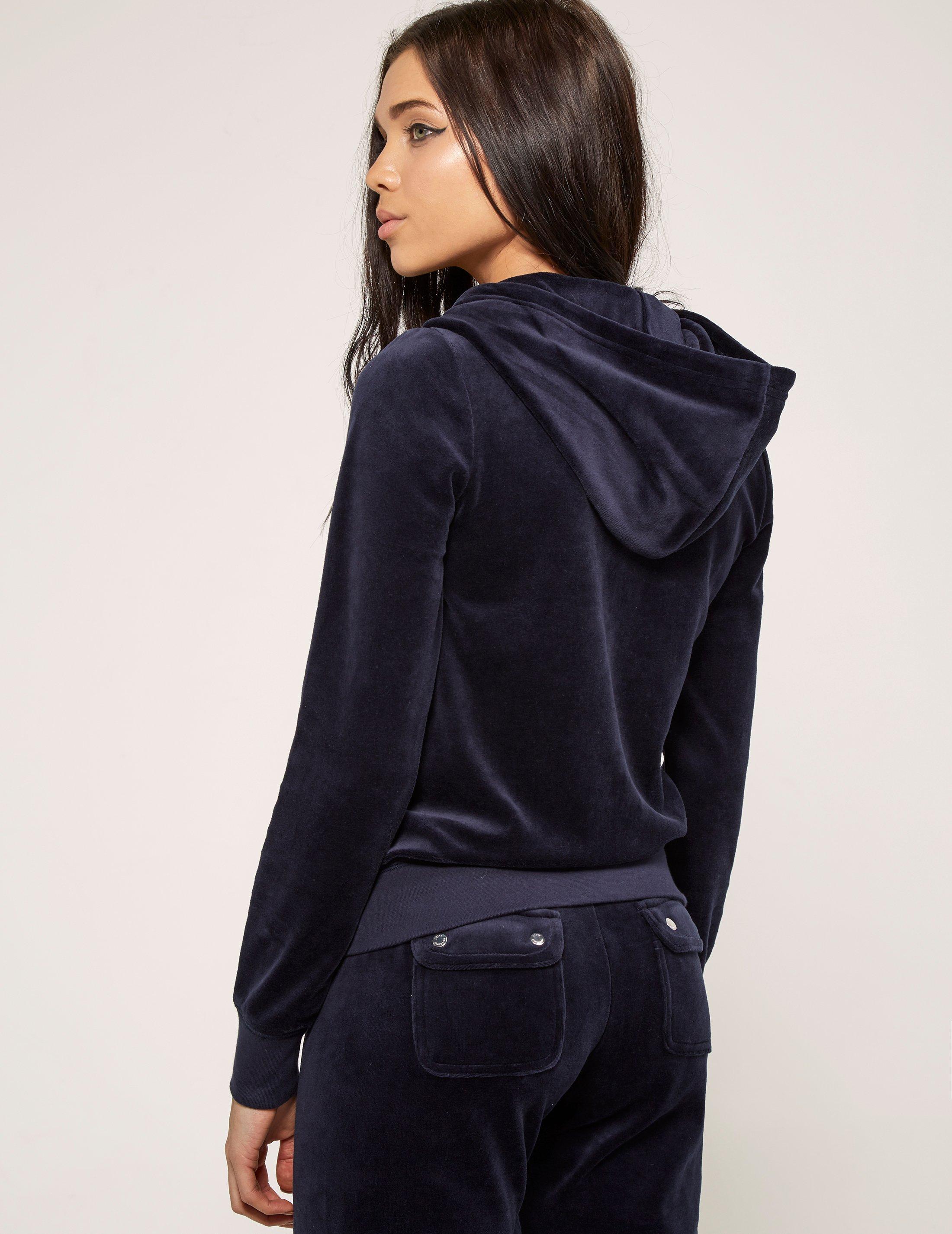 Juicy Couture Robertson Velour Jacket in Navy (Blue) - Lyst