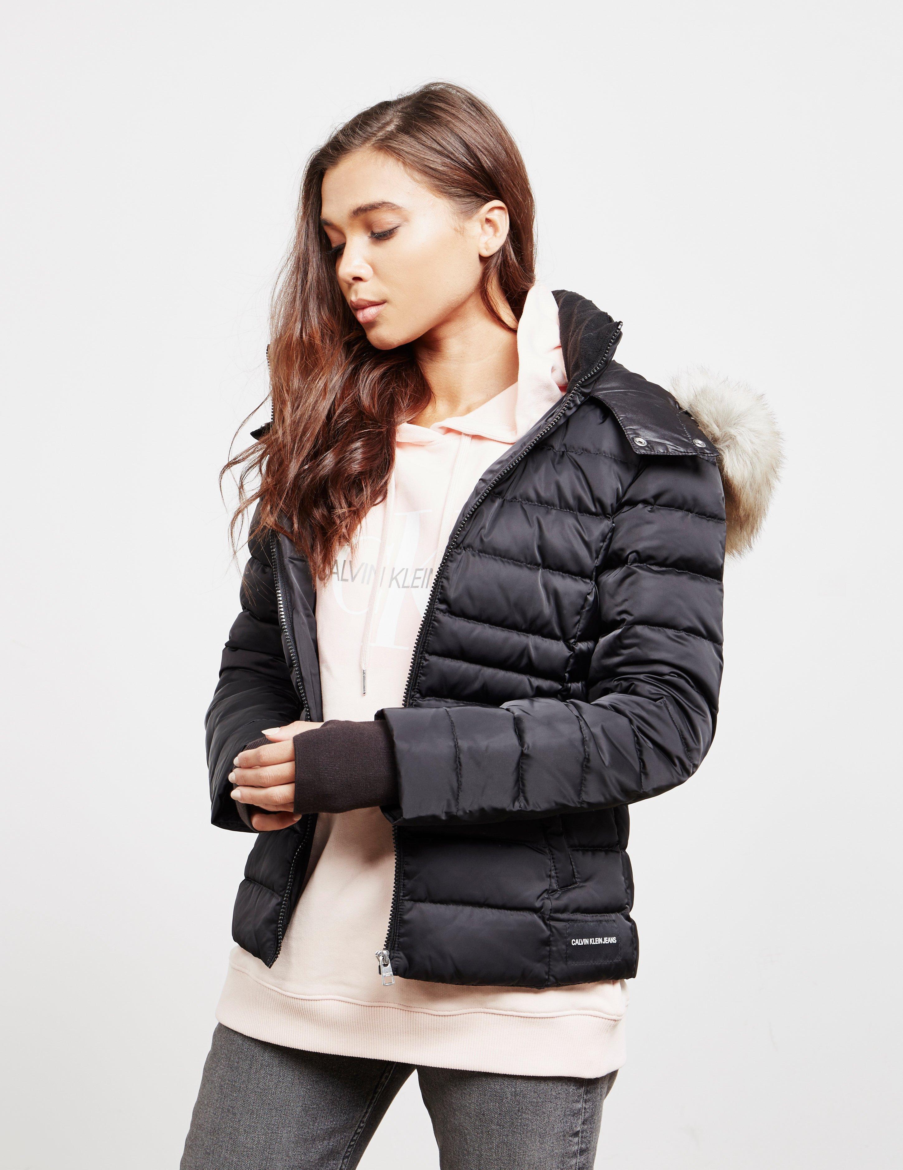 calvin klein jeans down padded jacket