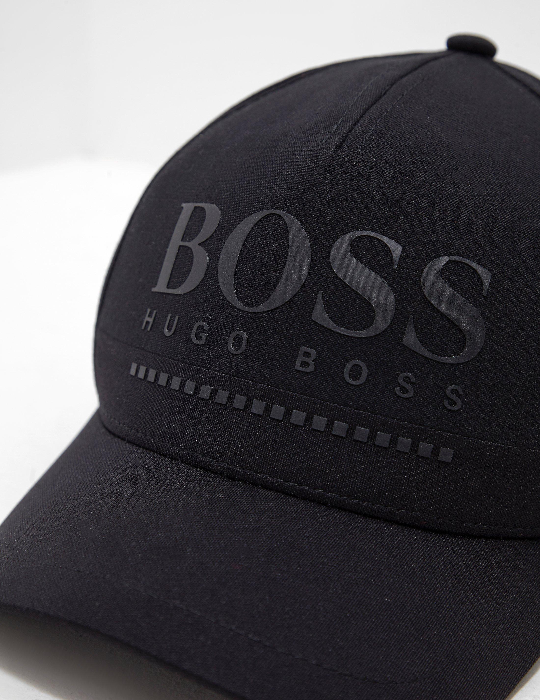 BOSS by HUGO BOSS Rubber Logo Cap Black 
