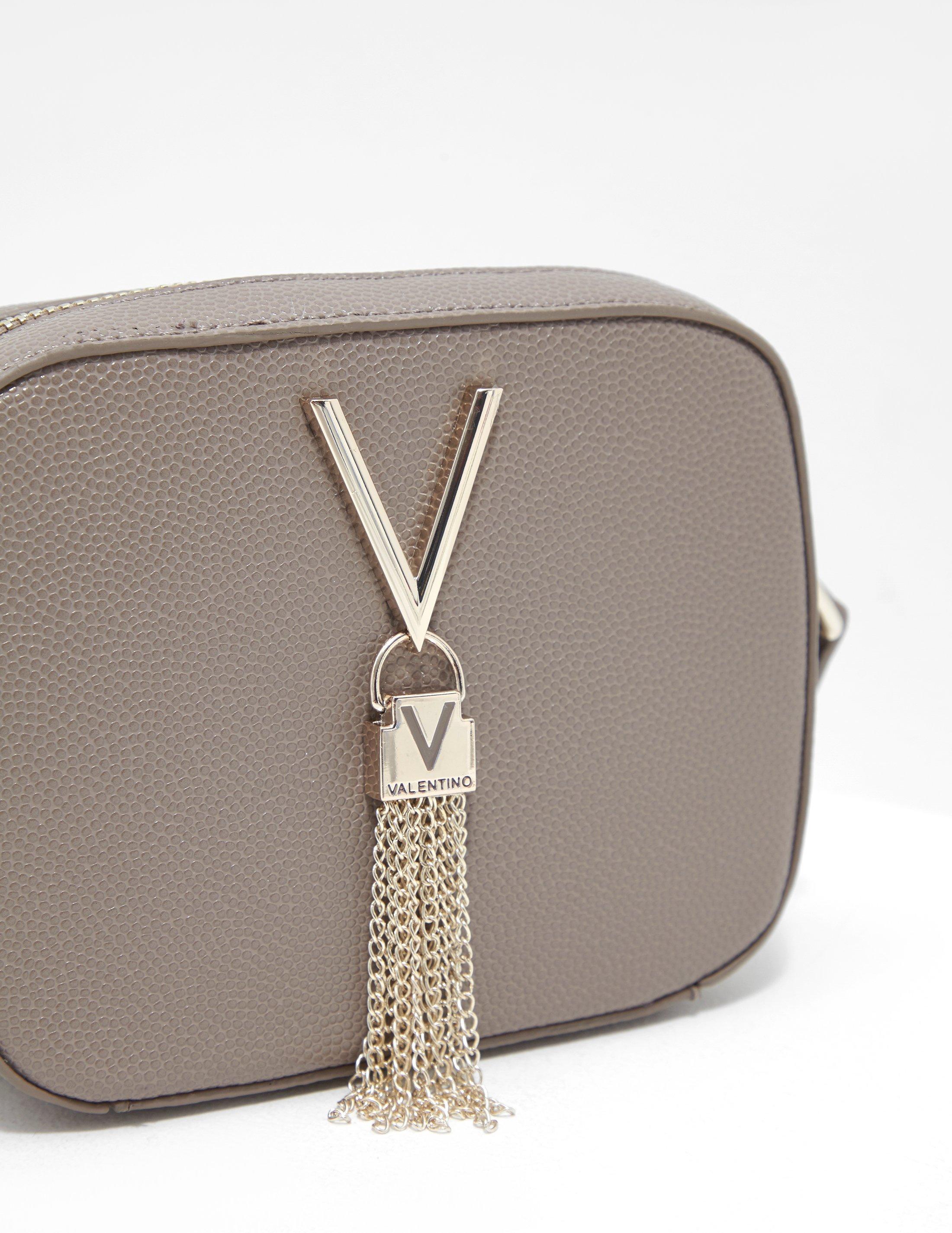 Valentino By Mario Valentino Leather Divina Camera Bag Nude/nude in Natural  - Lyst