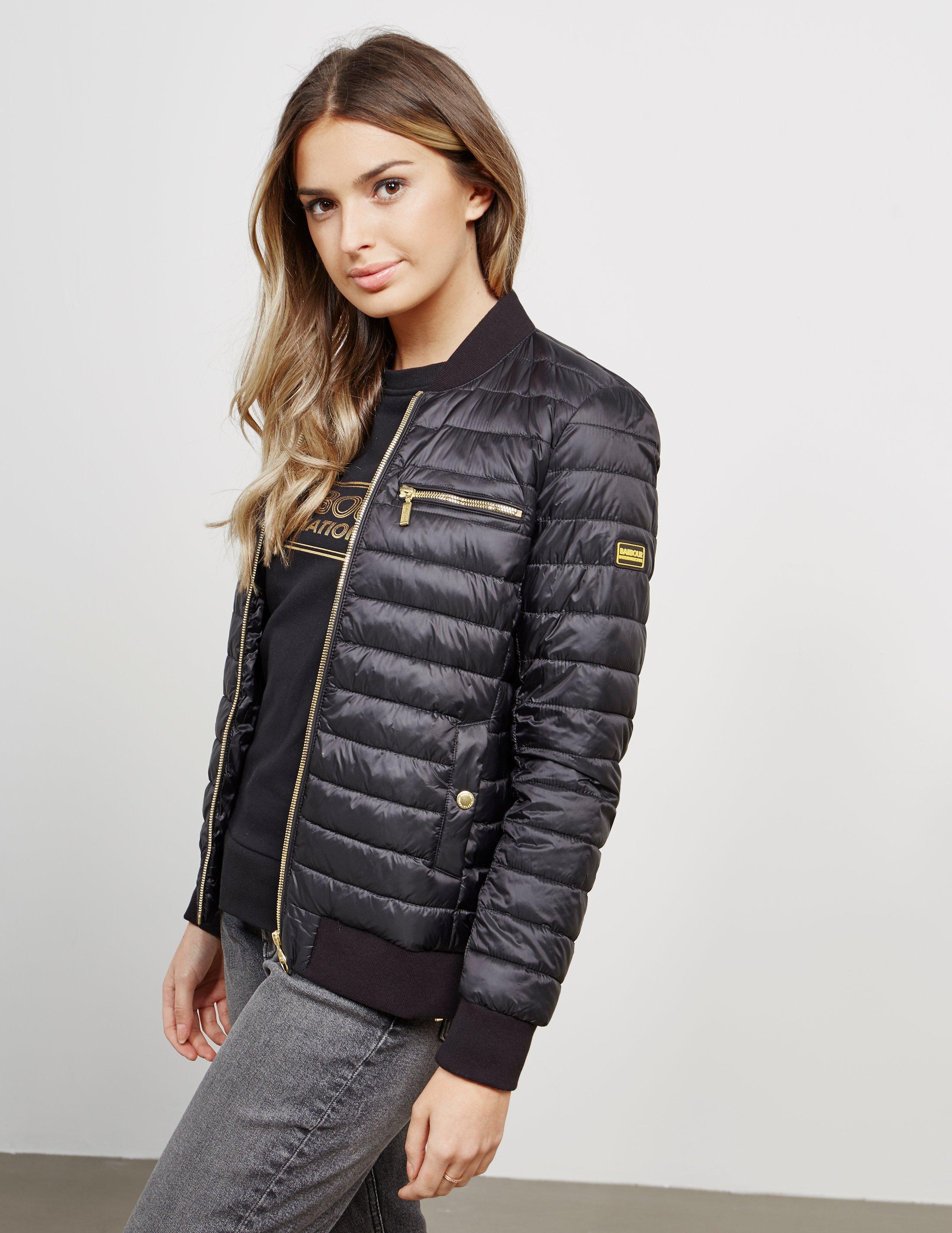 barbour bomber jacket womens