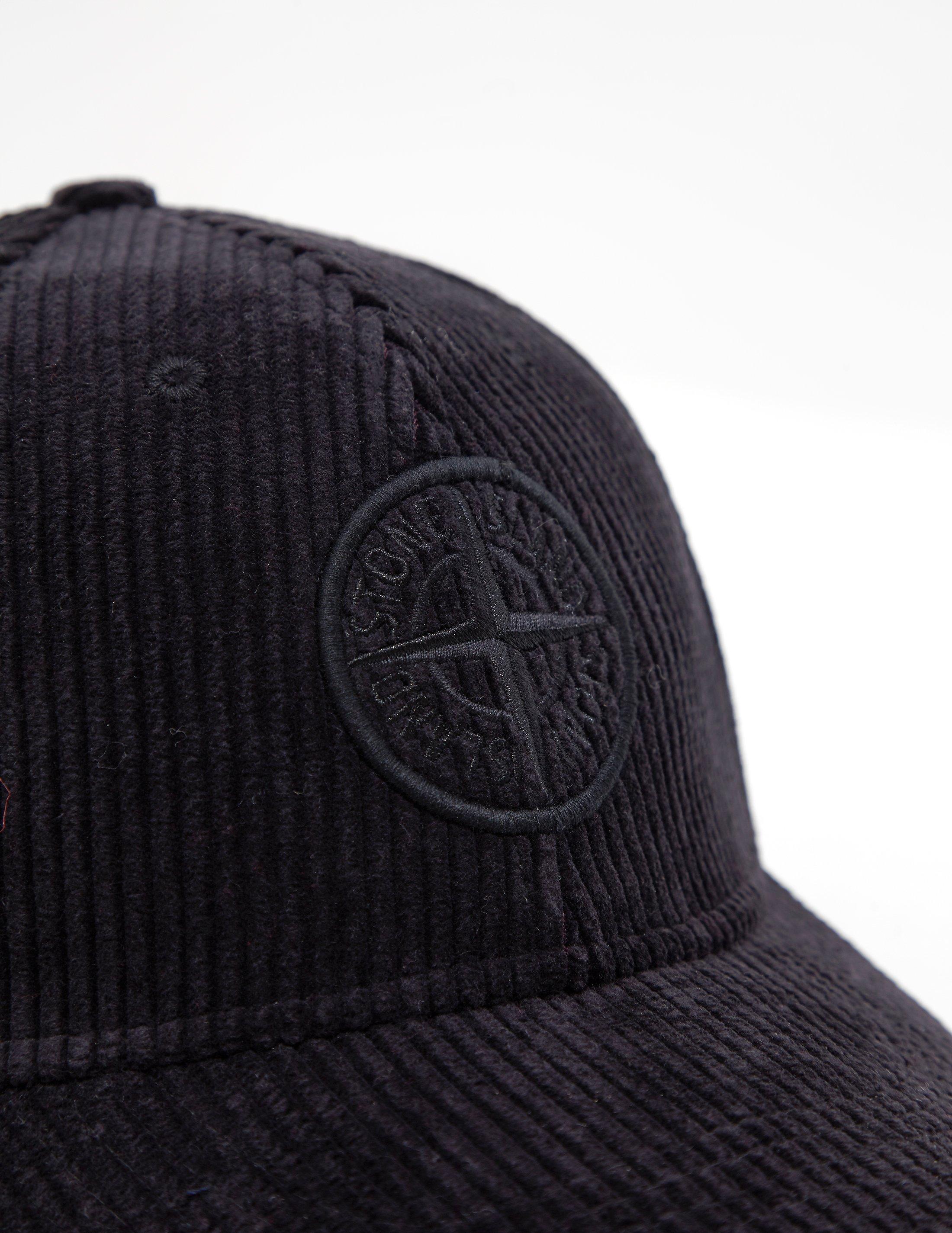 Stone Island Corduroy Mens Pin Cord Cap - Online Exclusive Black for Men |  Lyst Australia