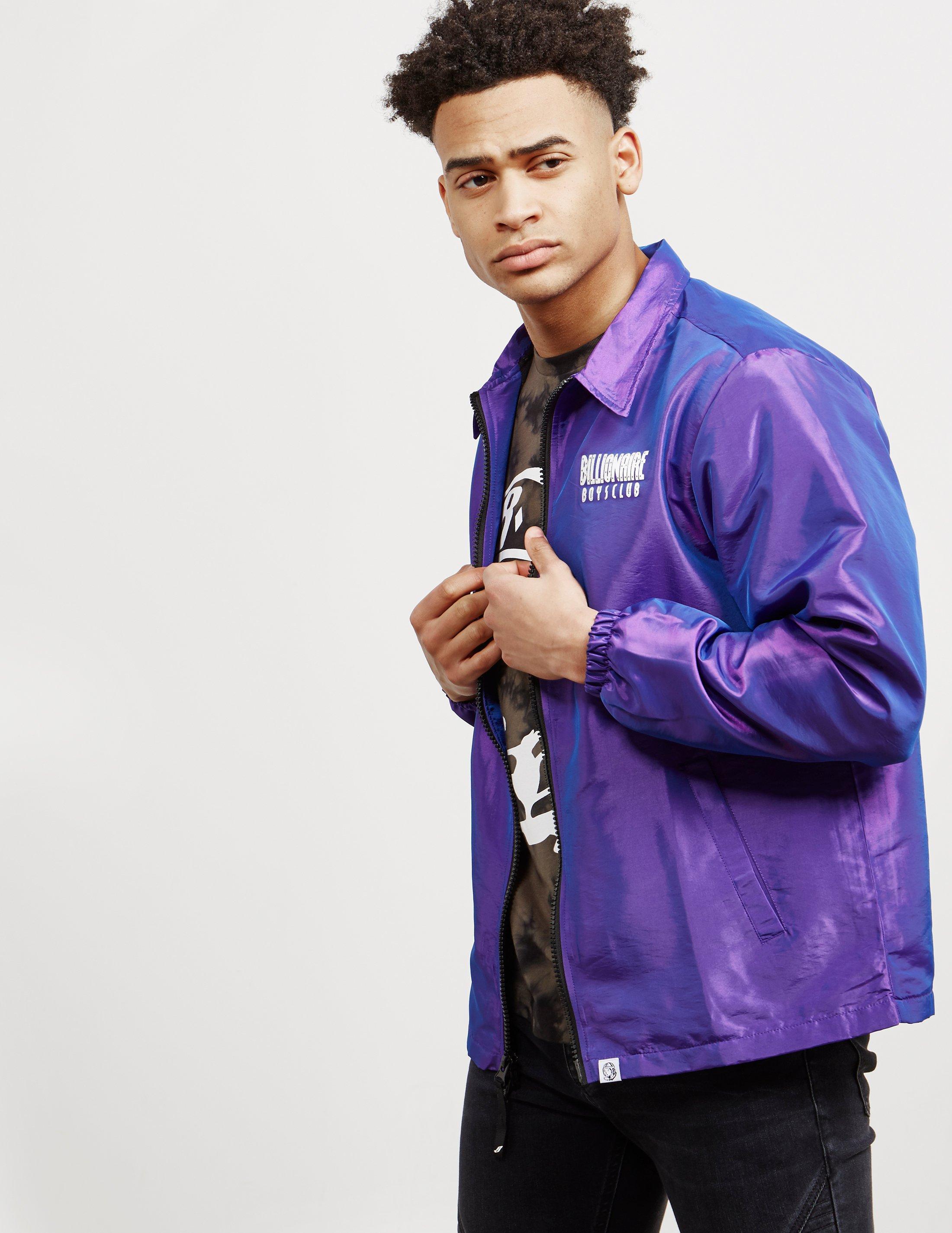 purple iridescent jacket