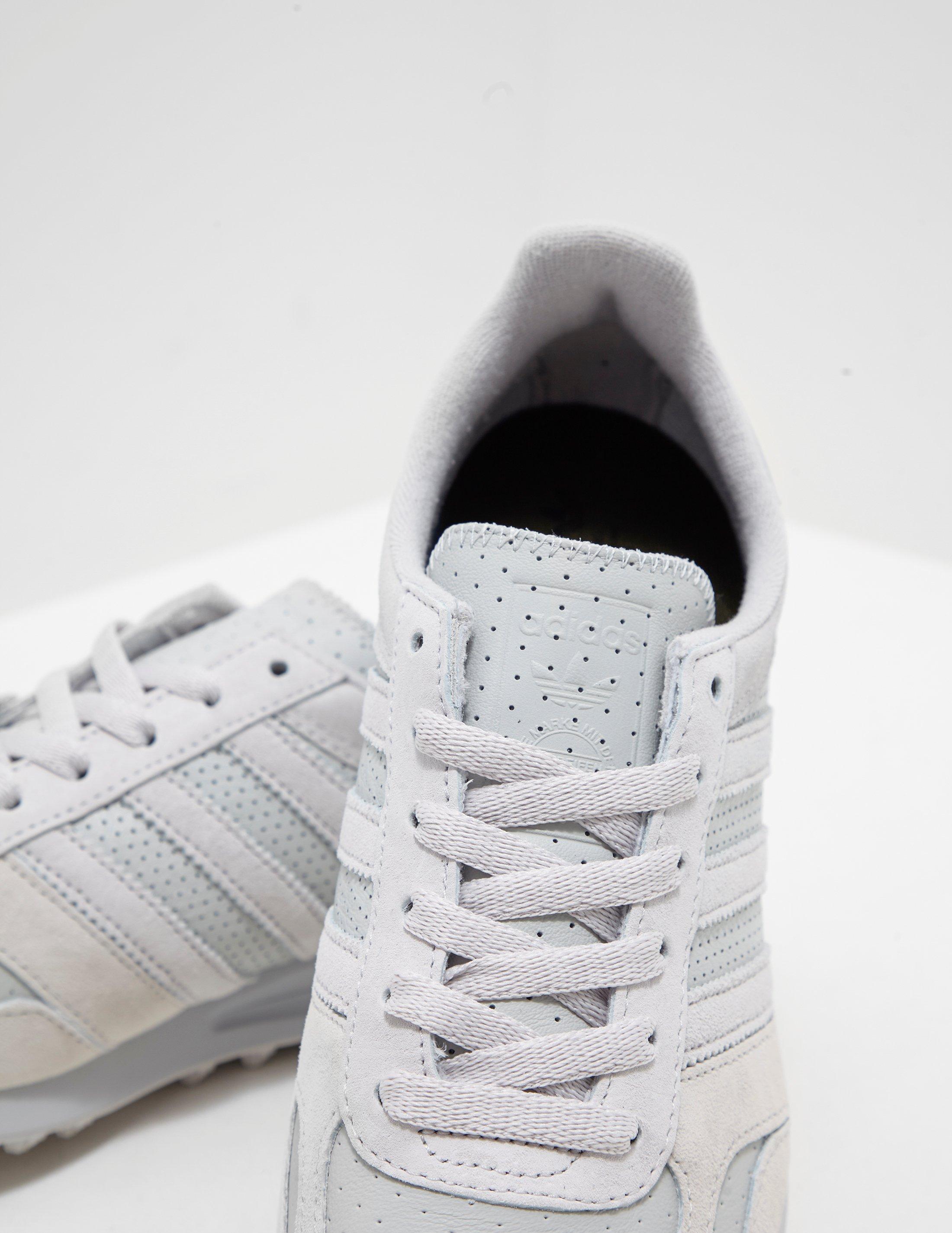 Adidas Originals Mens La Trainer Leather White White Lyst
