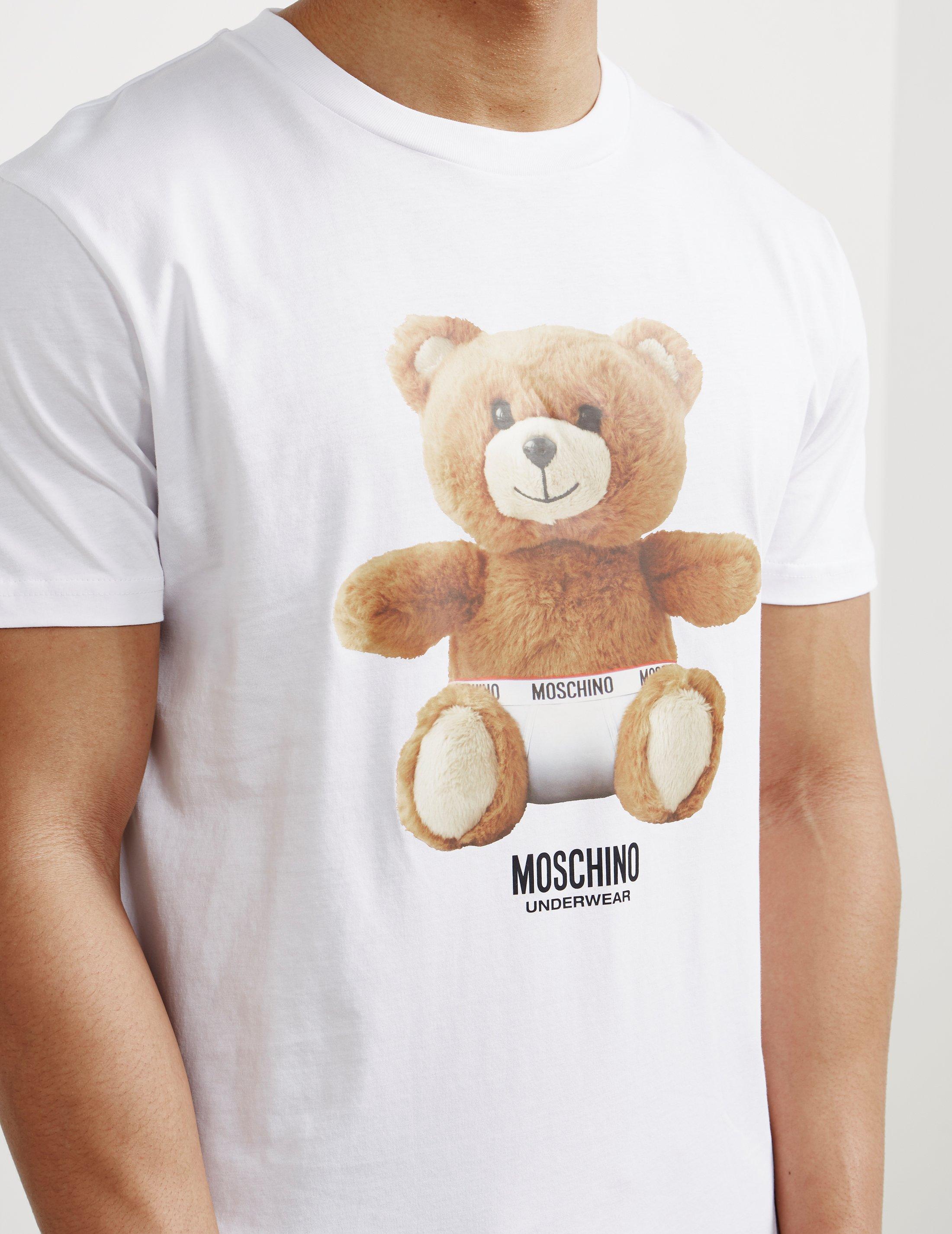 mens moschino bear t shirt