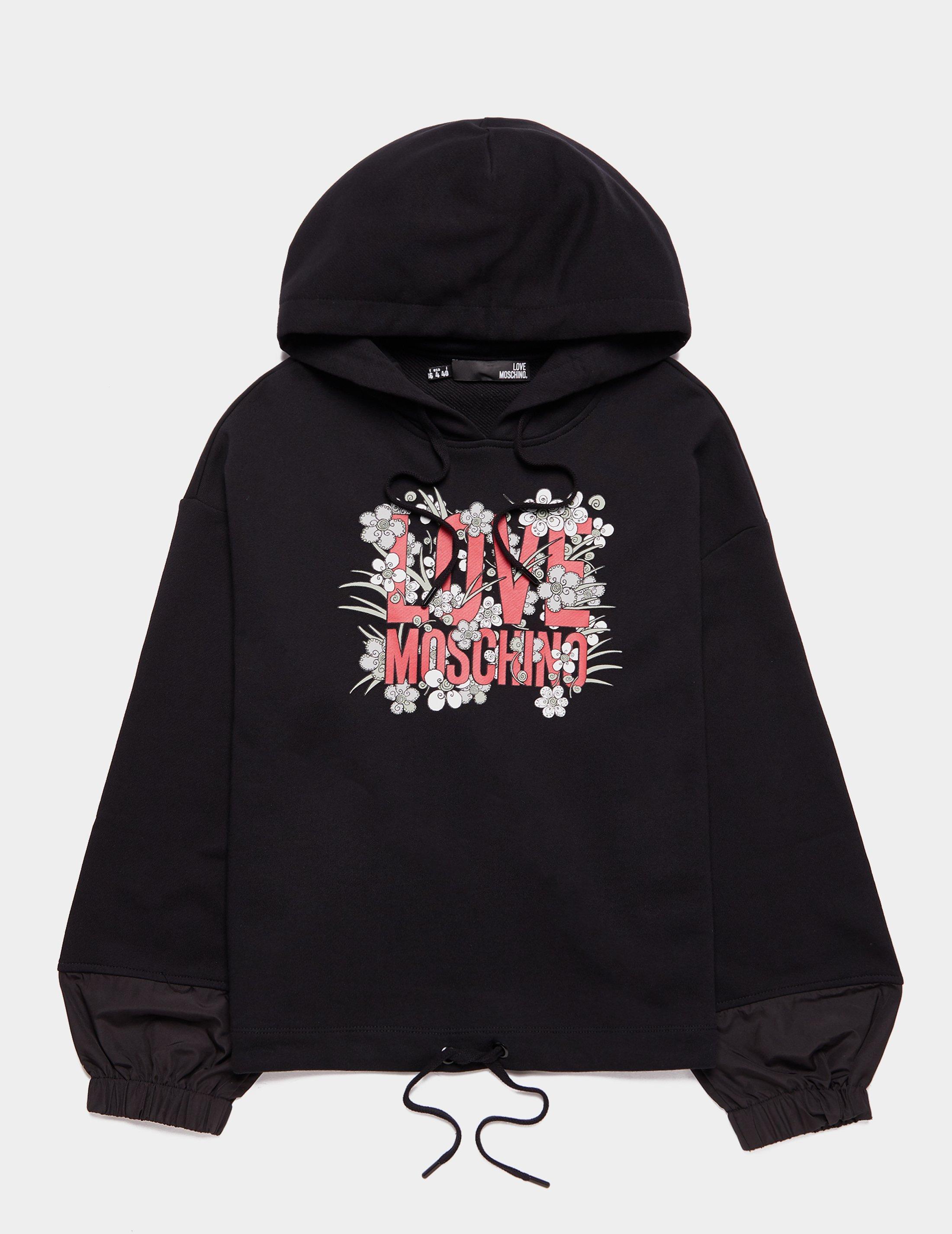 love moschino black hoodie