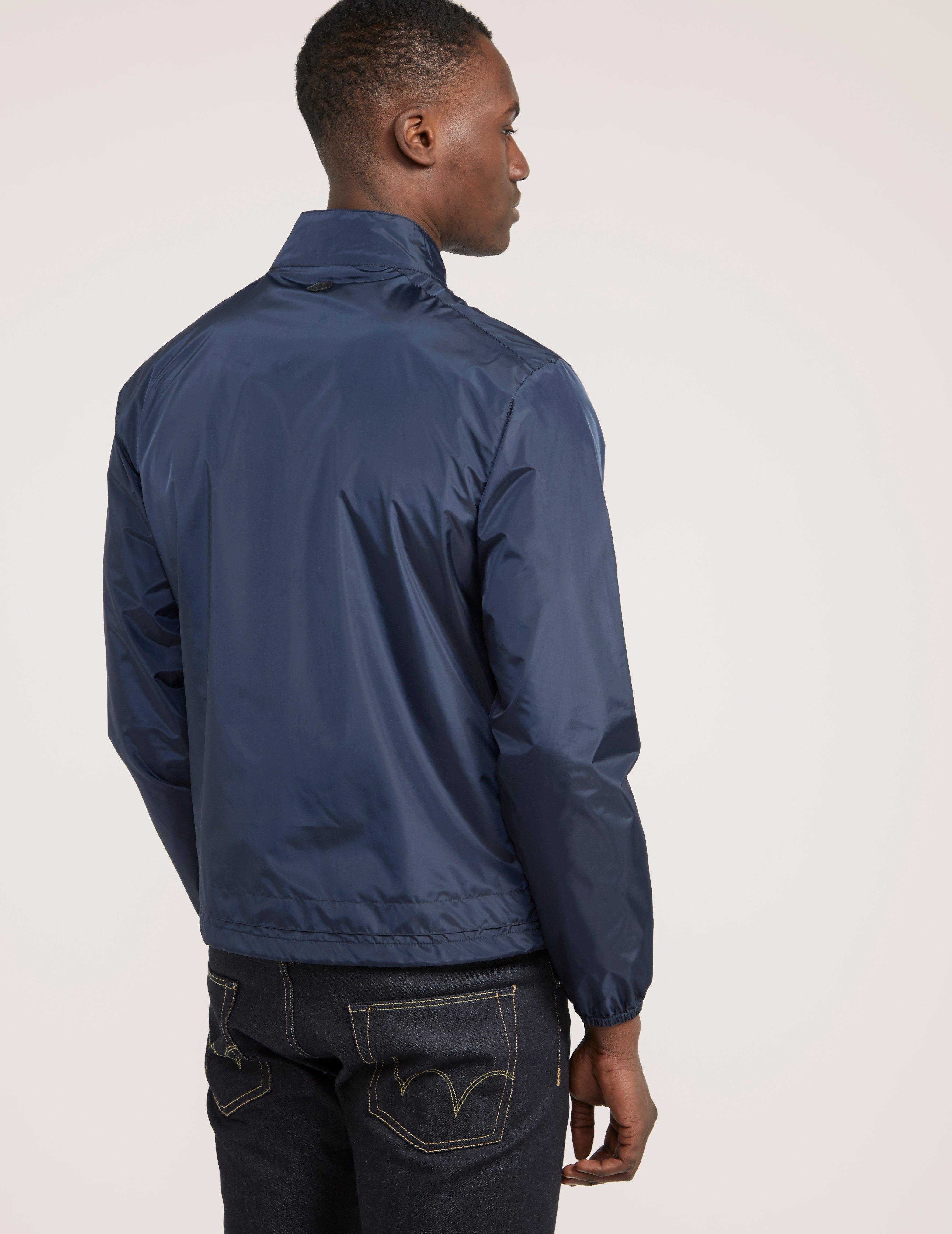 Z Zegna Synthetic Nylon Blouson Jacket in Navy (Blue) for Men | Lyst