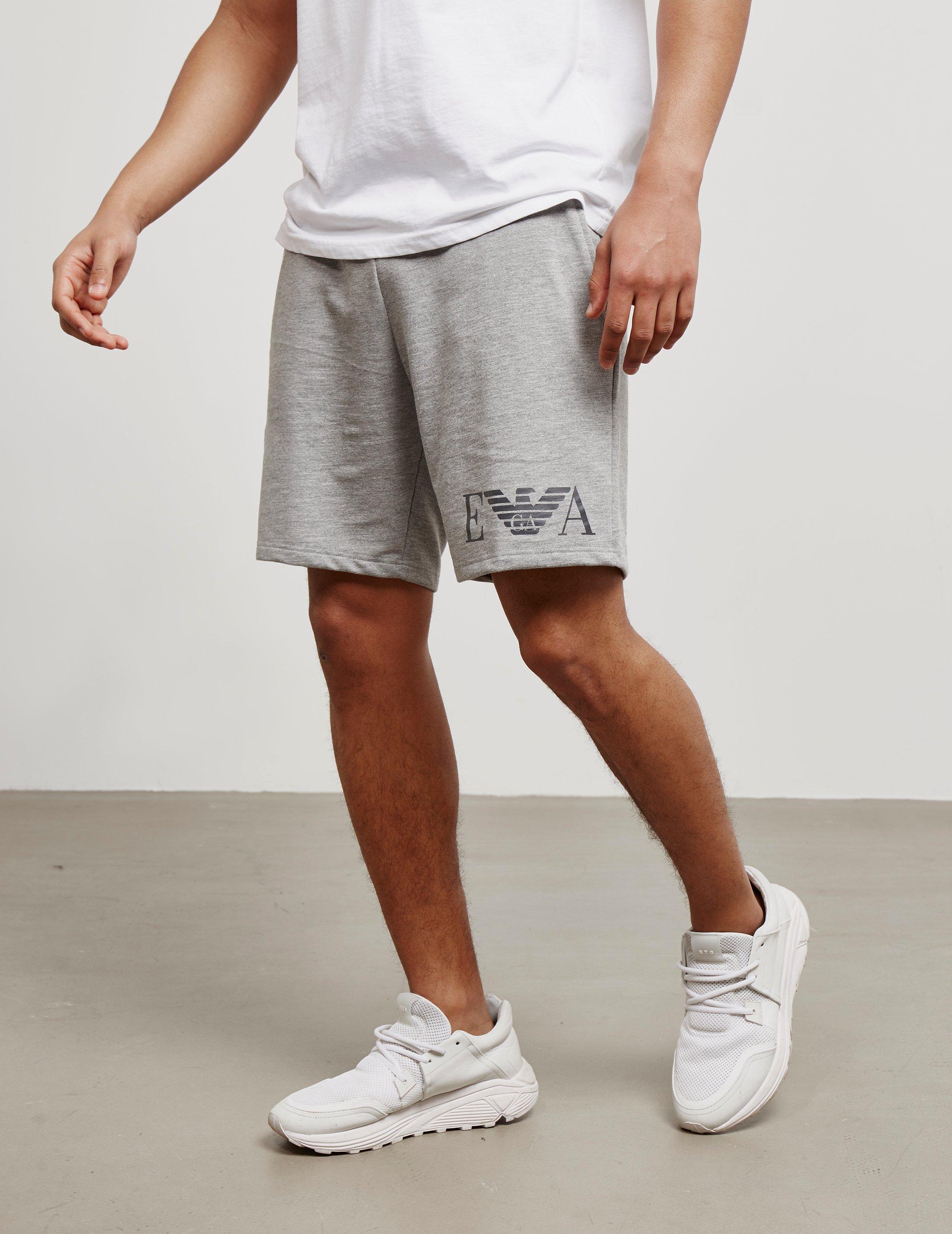 armani grey shorts