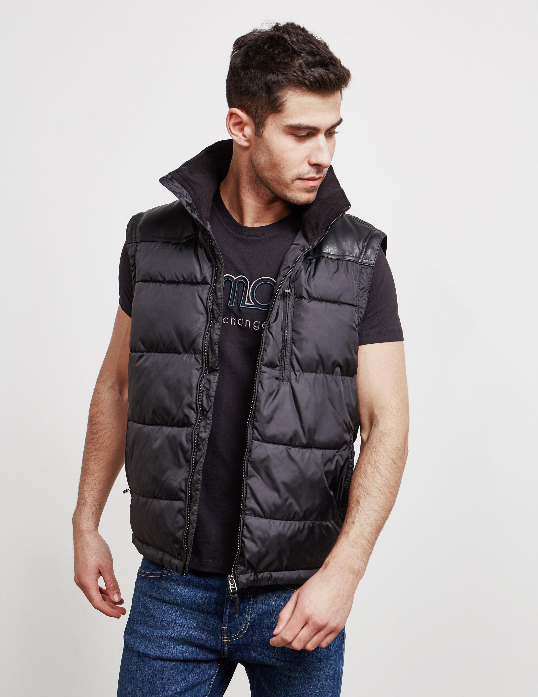 armani exchange 2 in 1 quilted jacket