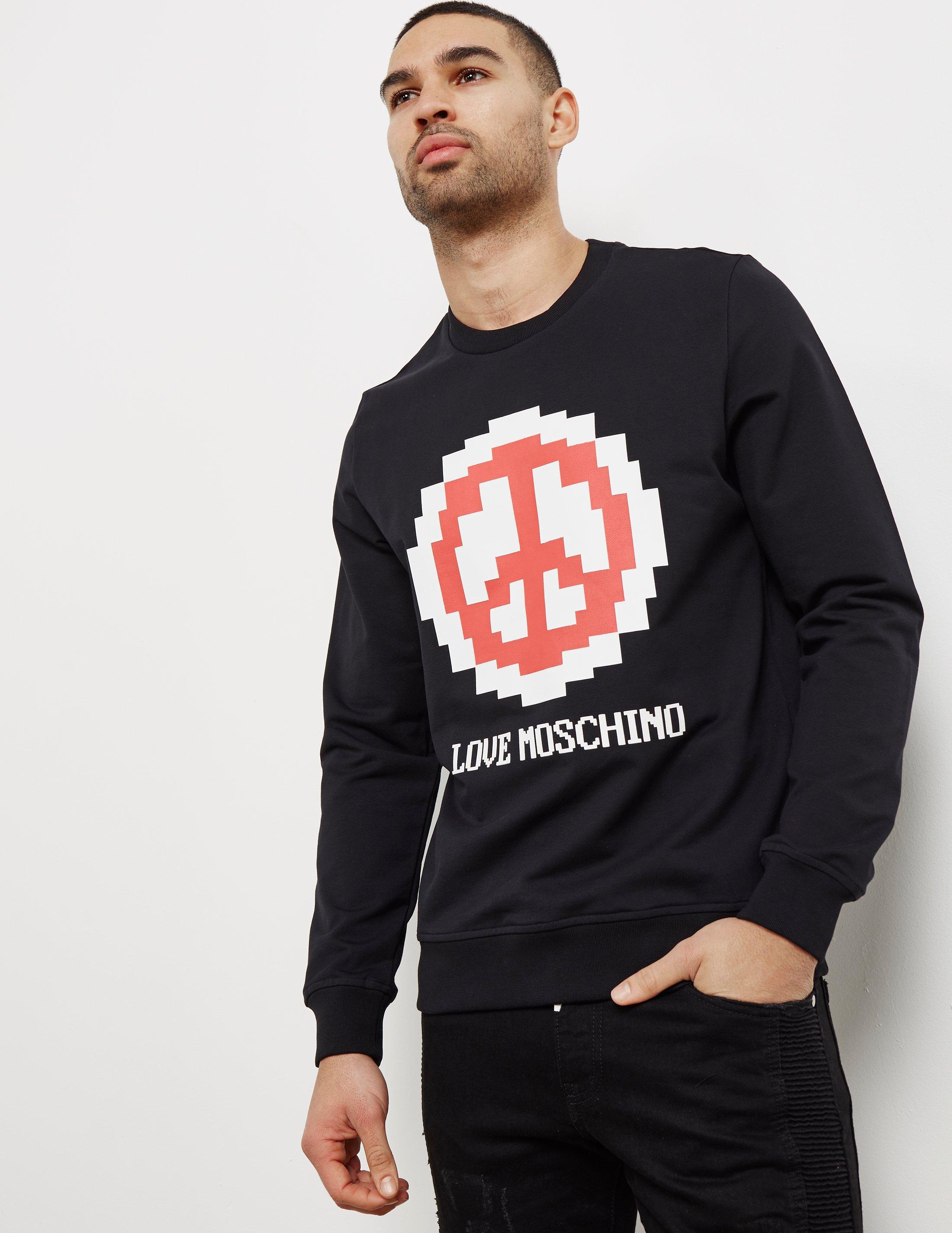 love moschino peace sweatshirt