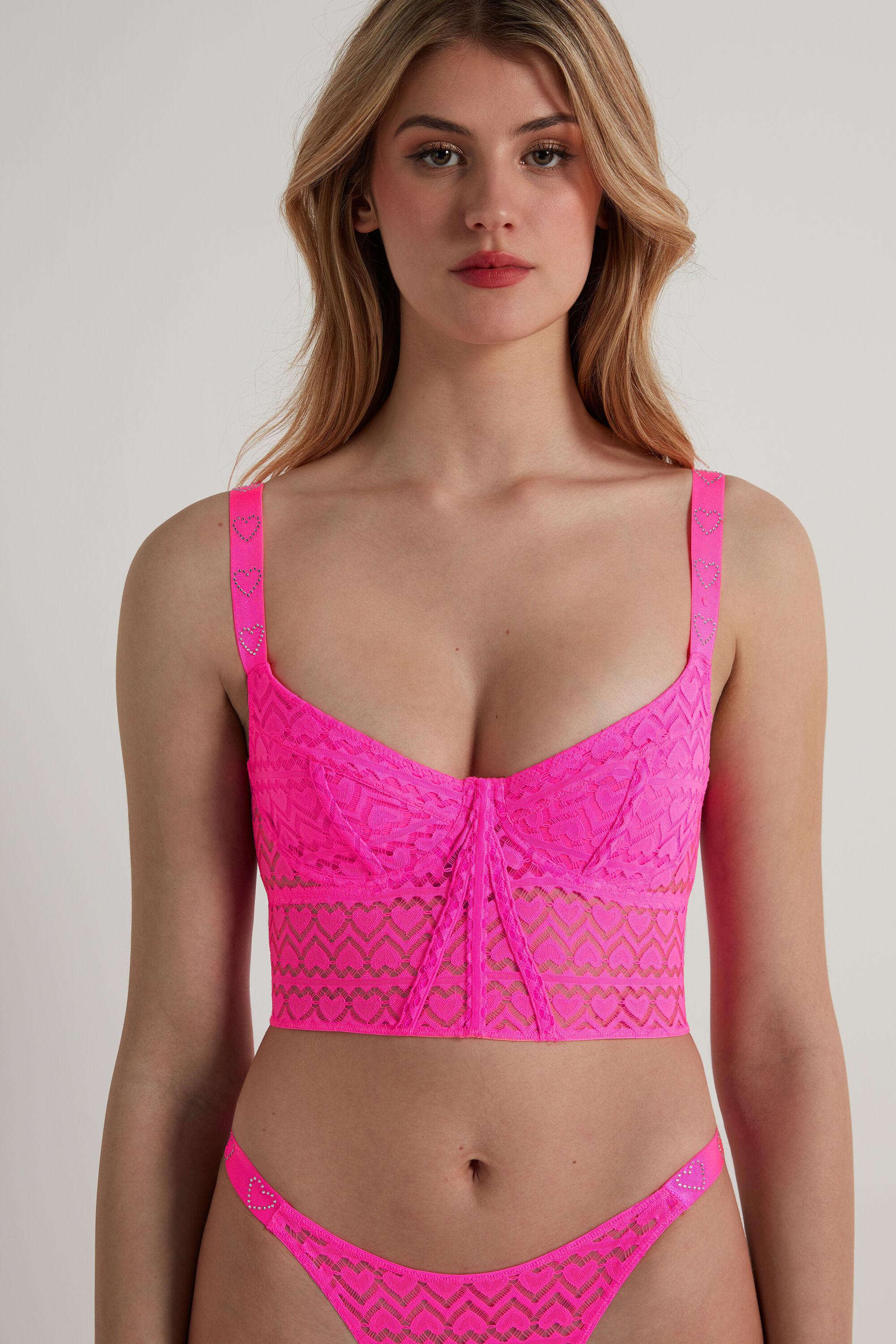 Reggiseno Bra Top Lovely Lace di Tezenis in Rosa | Lyst