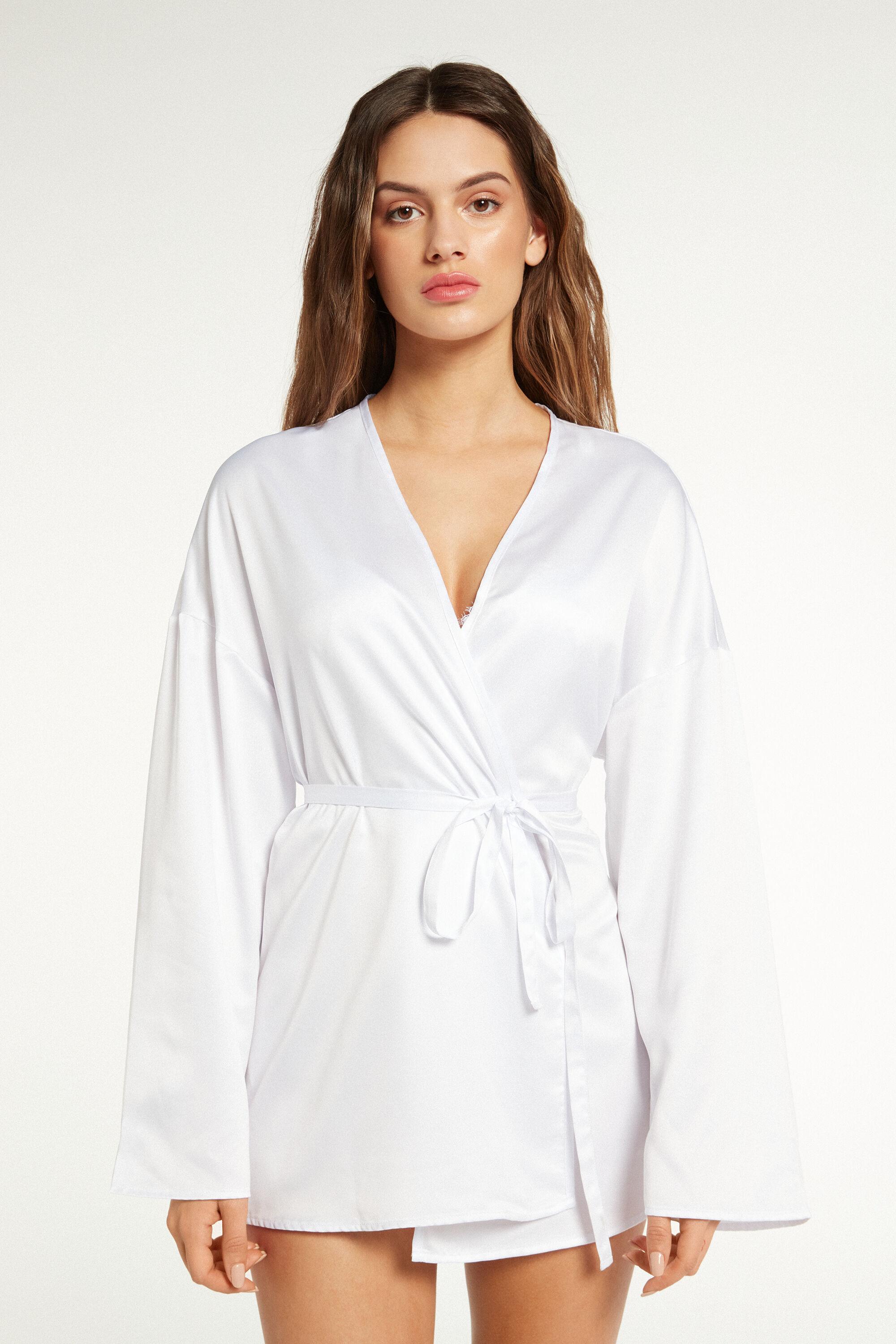 Vestaglia Kimono Raso di Tezenis in Bianco | Lyst