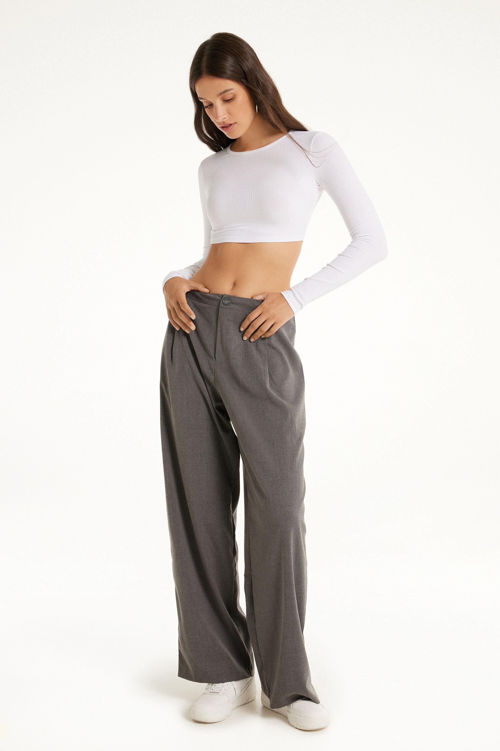Pantaloni palazzo tezenis deals