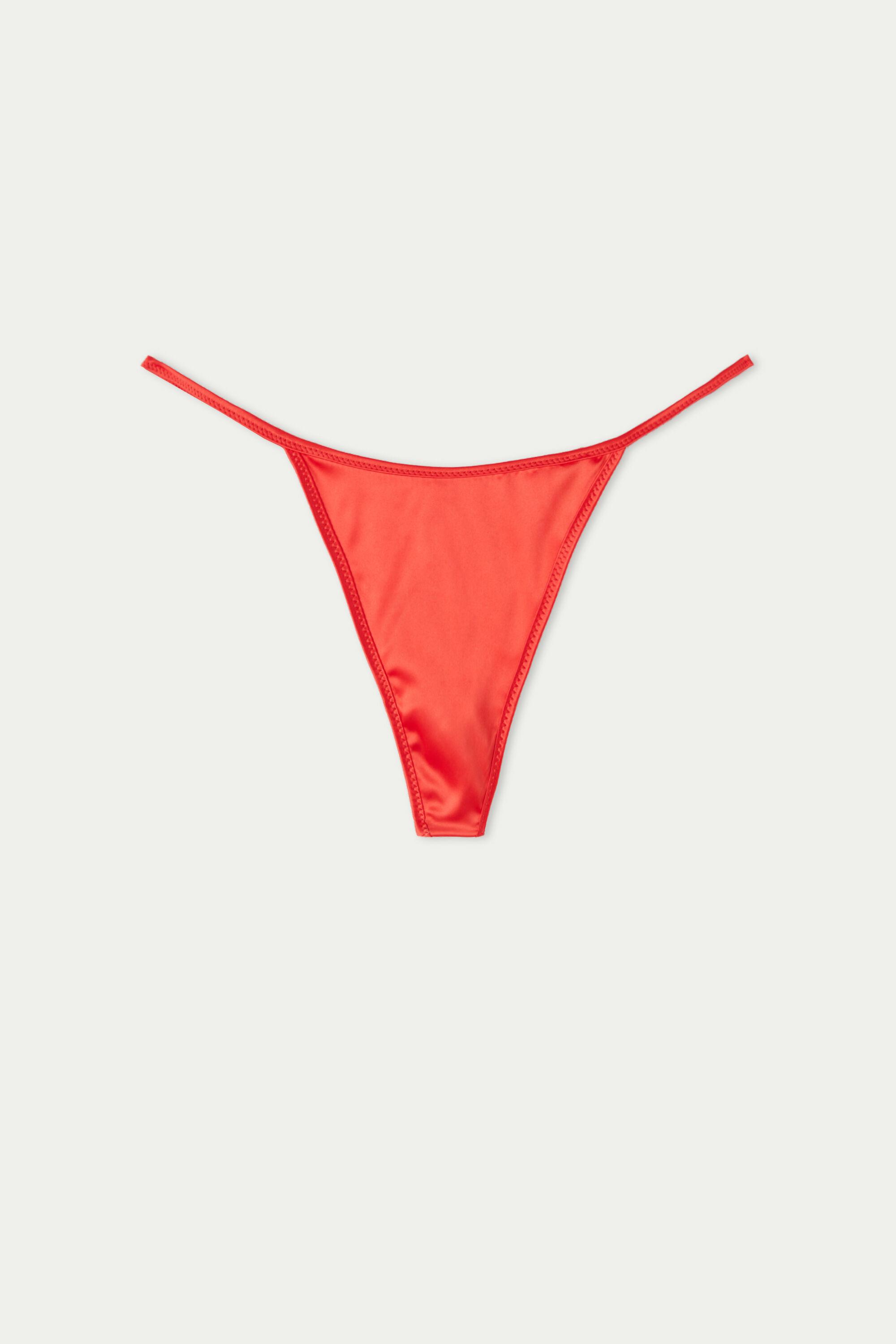 Perizoma Alto Fianchetto Tanga Love Potion di Tezenis in Rosso Lyst