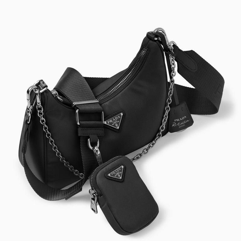 Prada Black Padded Re Edition 2005 Crossbody Bag Black Lyst