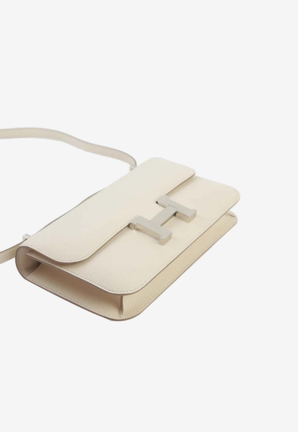 Hermès Constance Elan Epsom Leather Bag in White Lyst