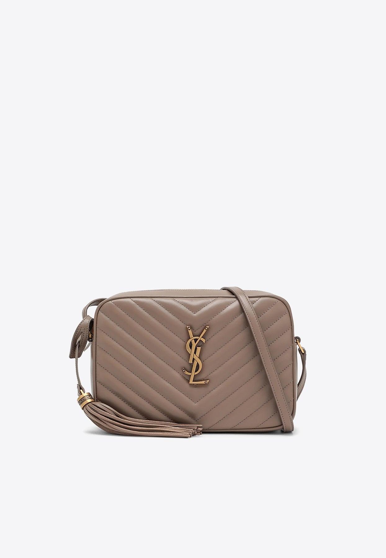 Saint Laurent Lou Quilted Leather Crossbody Bag in Brown Lyst