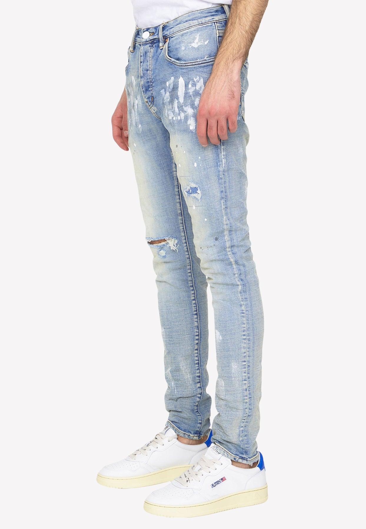 パンツ purple brand denim jeans Light Blue W30 Purple Brand