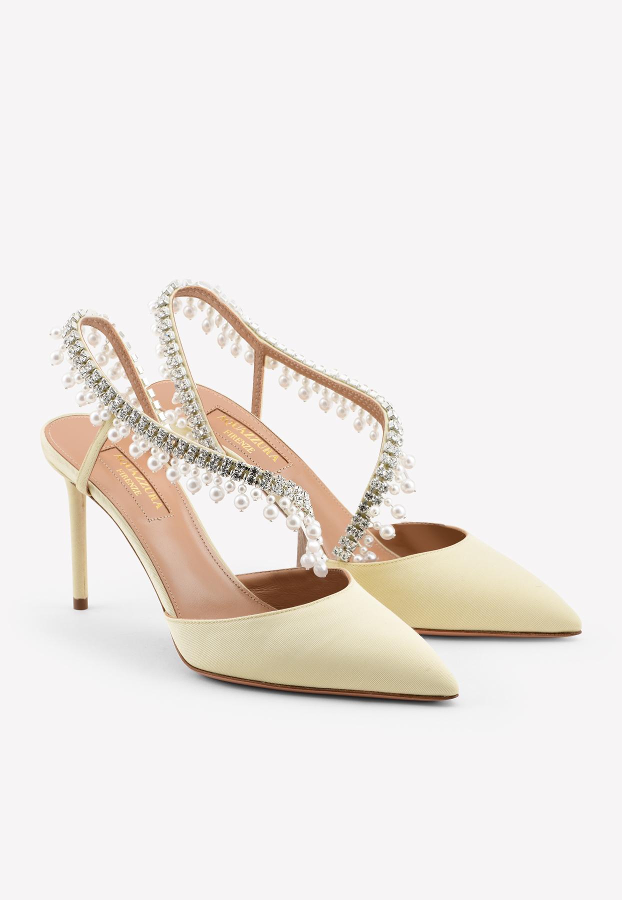 aquazzura beige heels