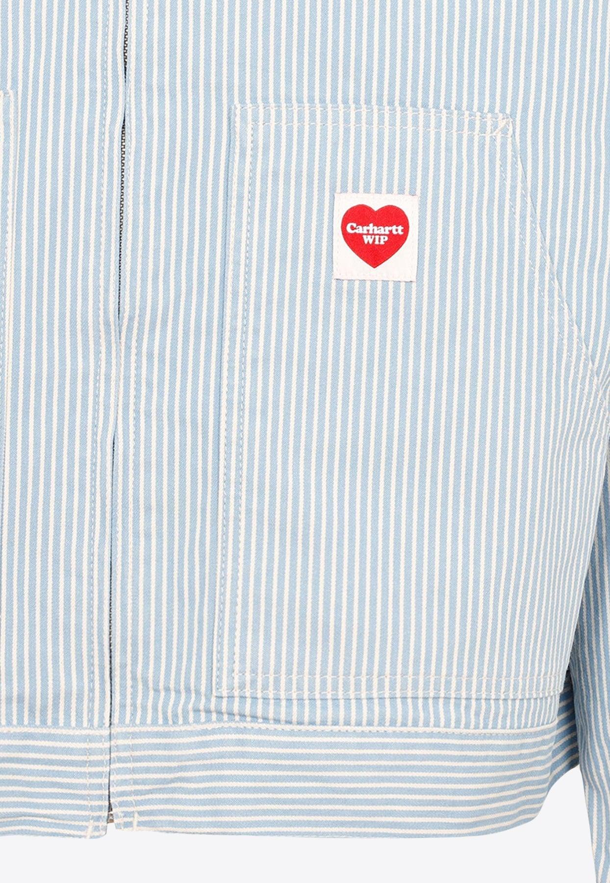 Carhartt WIP Terrell Striped Zip-up Jacket in Blue for Men | Lyst