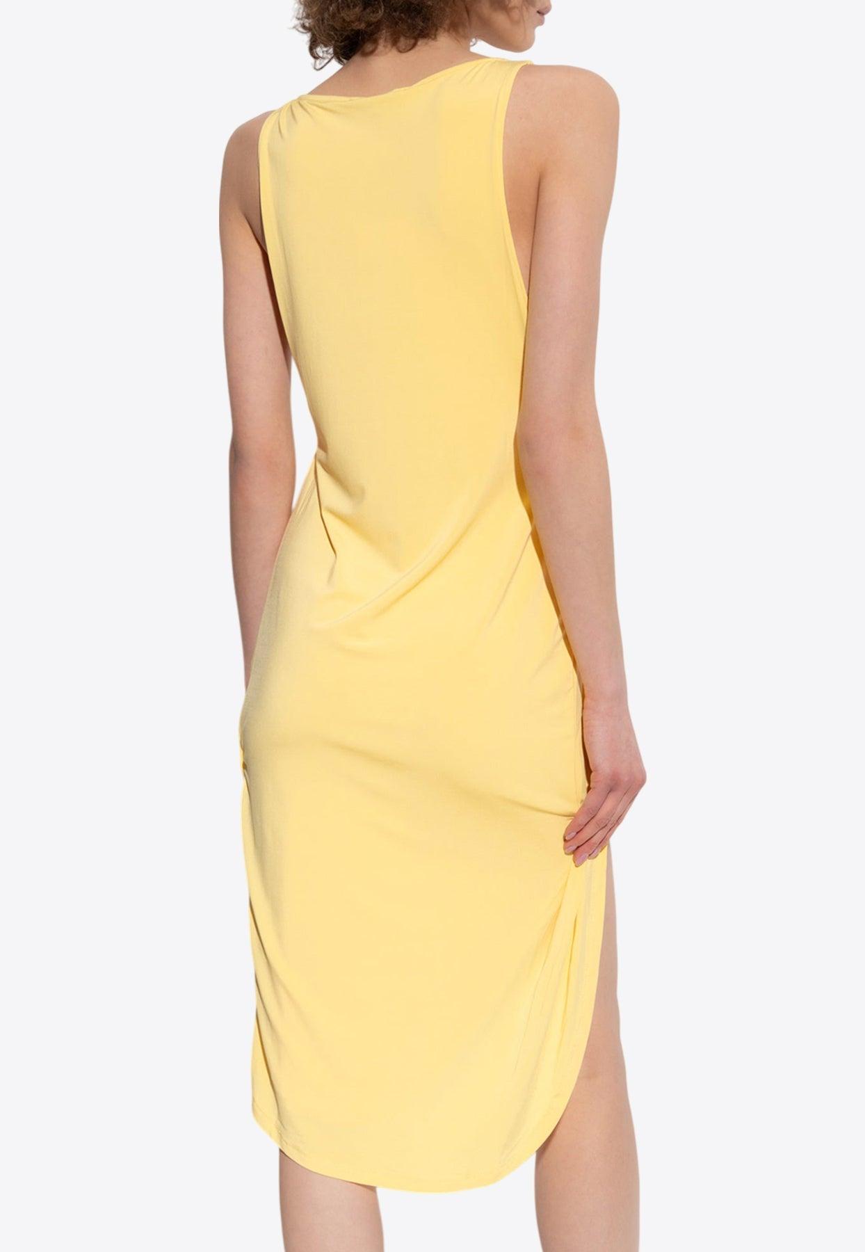 ワンピース Jacquemus Yellow The Peplo Mini Dress 29029292_58223518_600.jpg