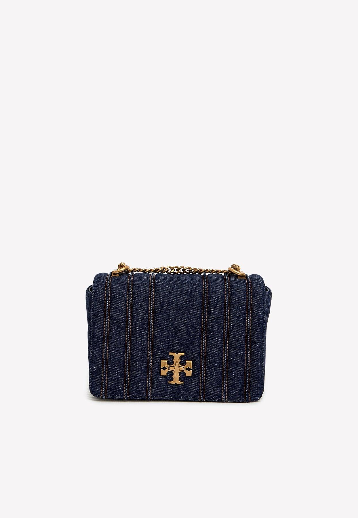 Tory Burch Kira Denim Shoulder Bag in Blue Lyst Australia