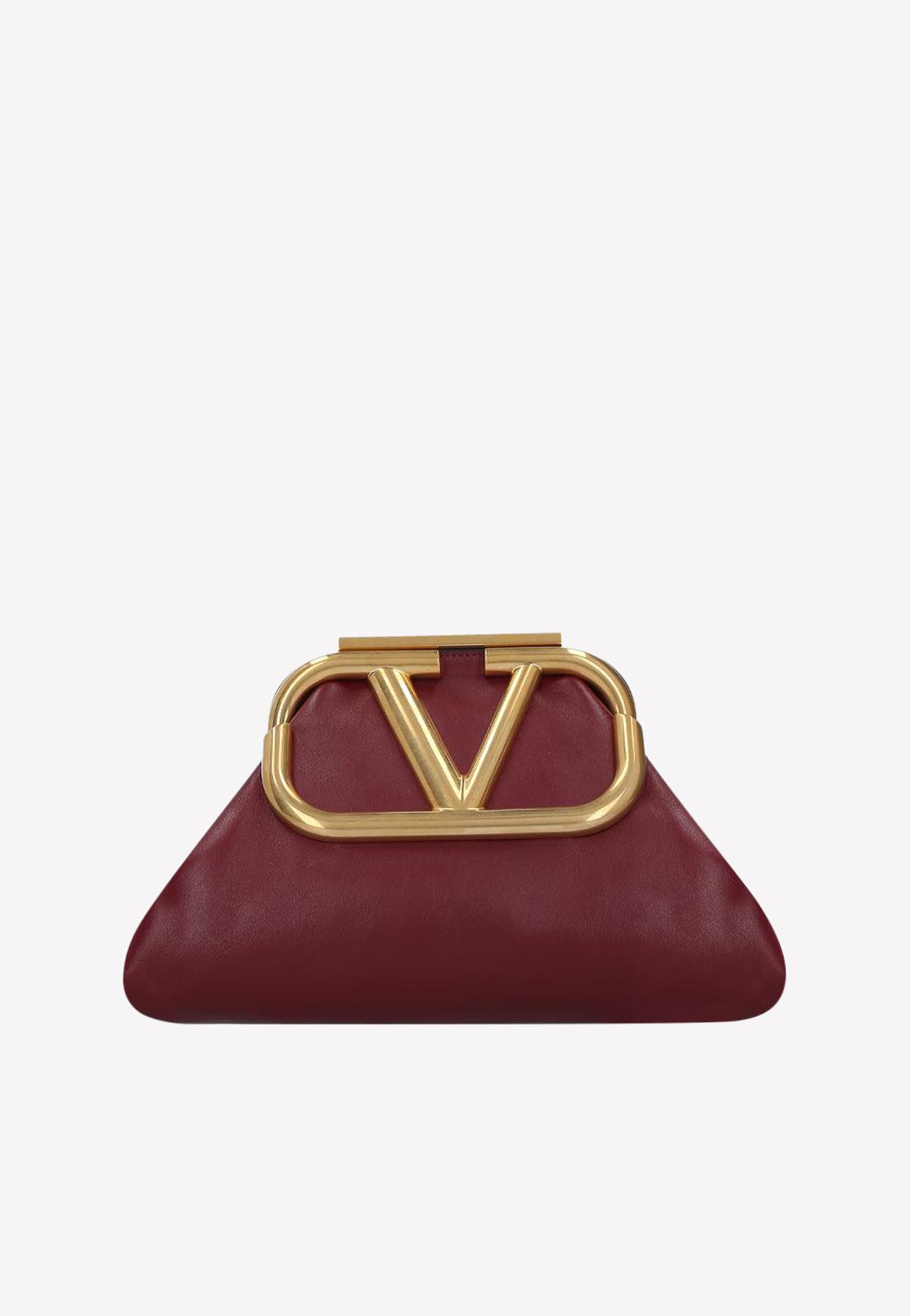 Supervee nappa online clutch