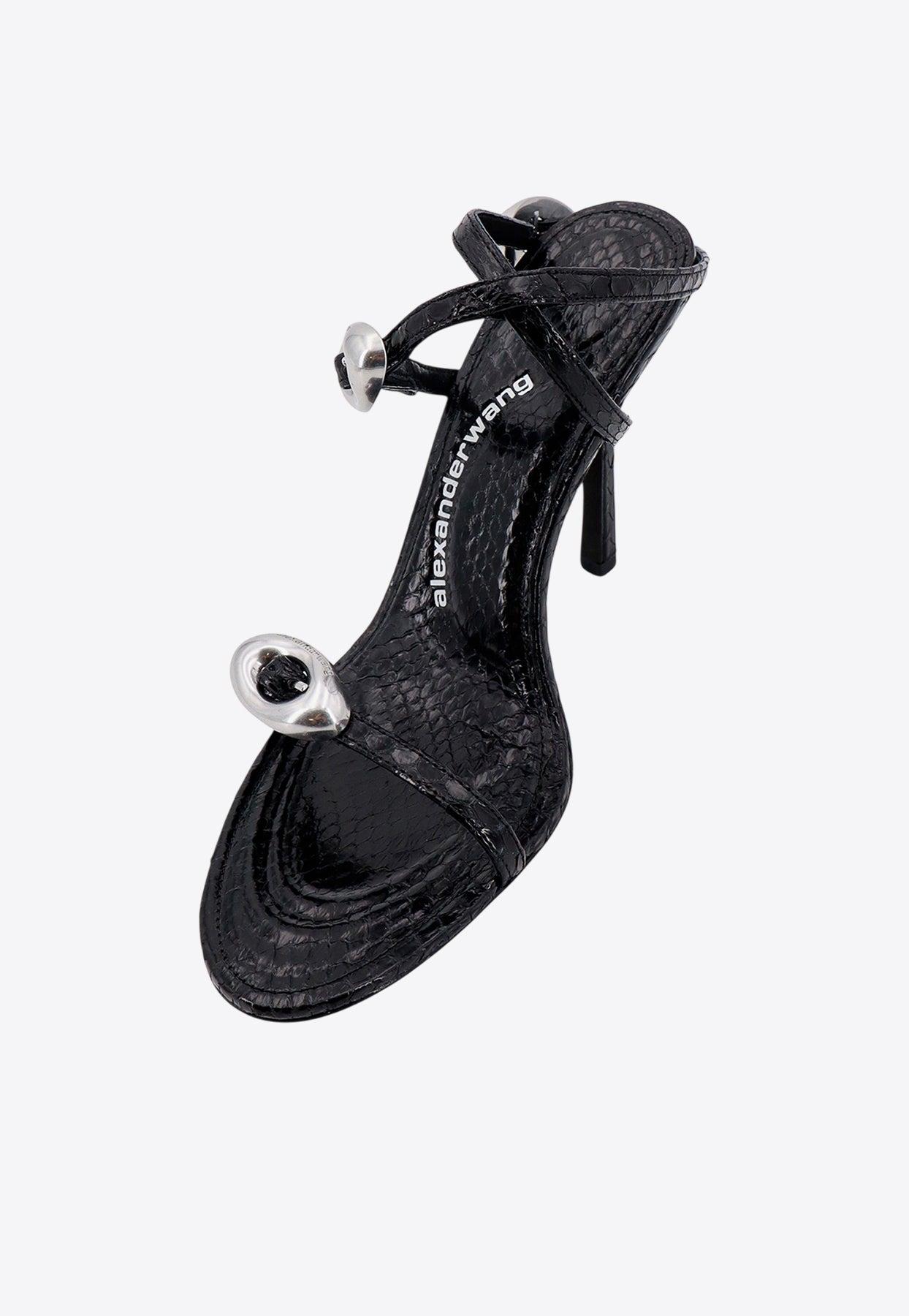 サンダル・ミュール Dome 105 Sandals - Alexander Wang - Leather - Black Alexander Wang Dome 105 Sandals - Leather - Black | ShopSimon