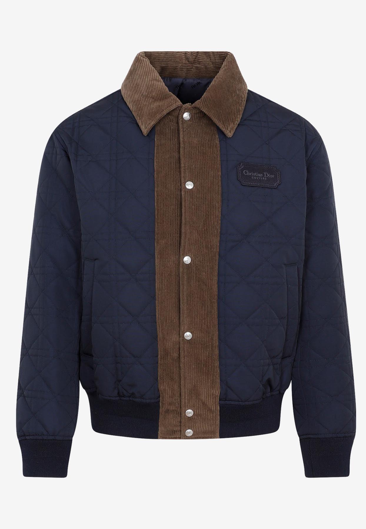 Dior Cotton Jacket in Blue for Men | Lyst