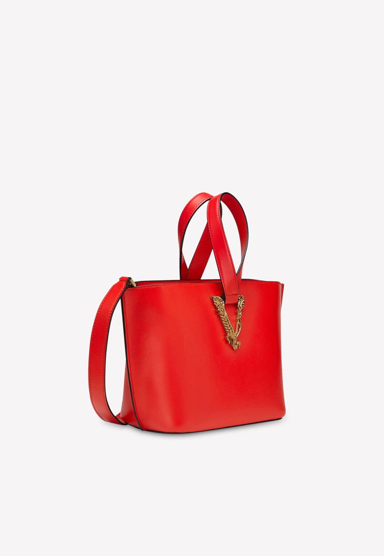 versace red tote bag