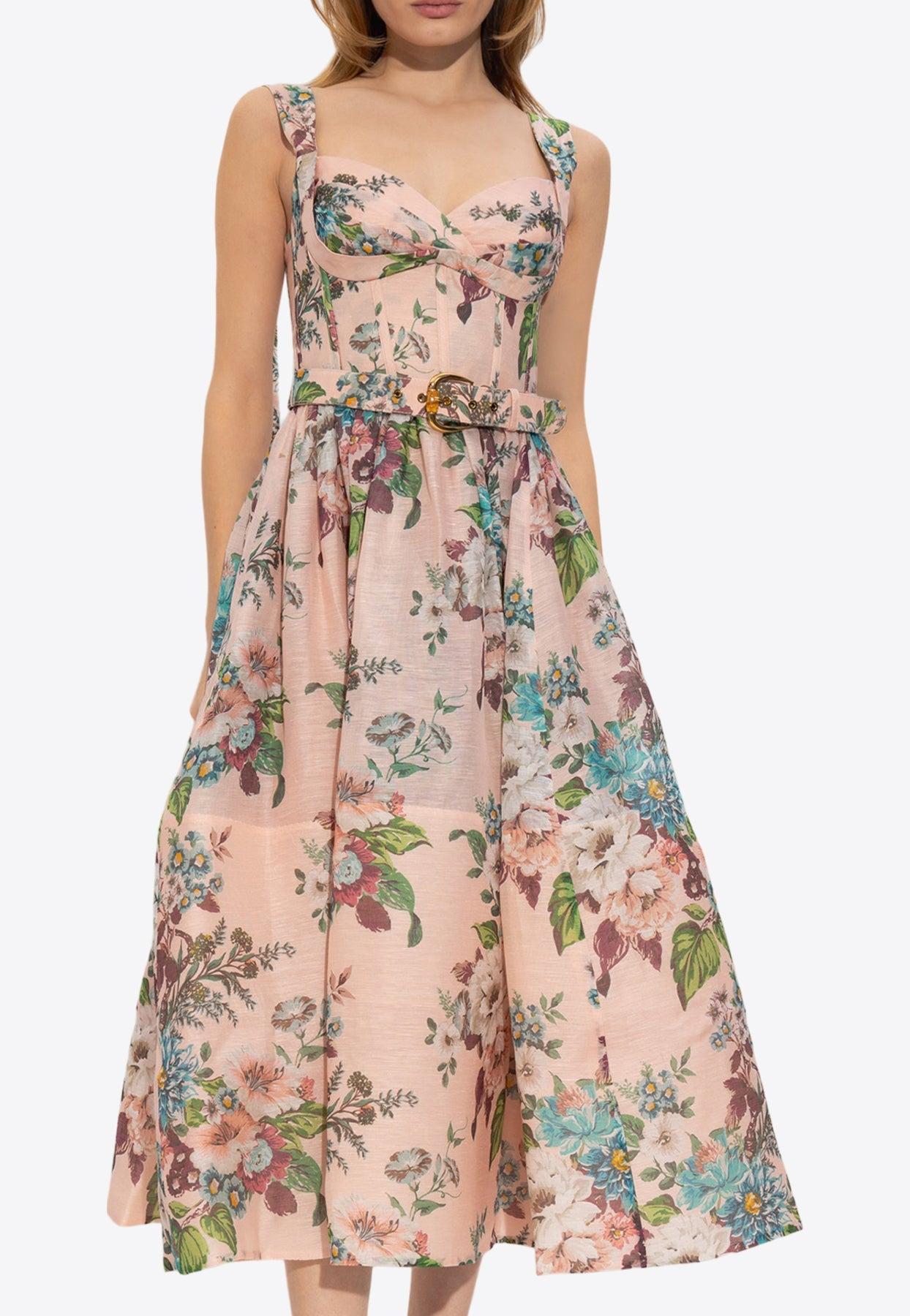 matchmaker midi dress zimmermann Zimmermann Matchmaker Frilled Midi Dress by Zimmermann