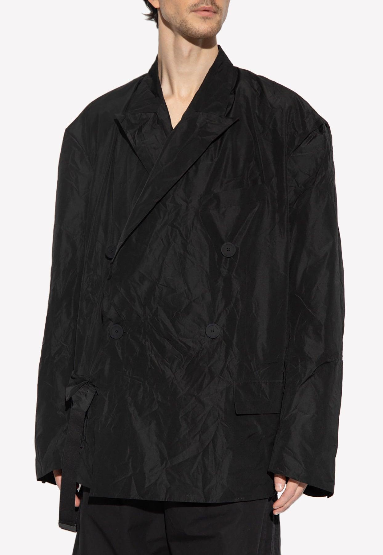 Balenciaga Packable Jacket In Taffeta in Black for Men | Lyst