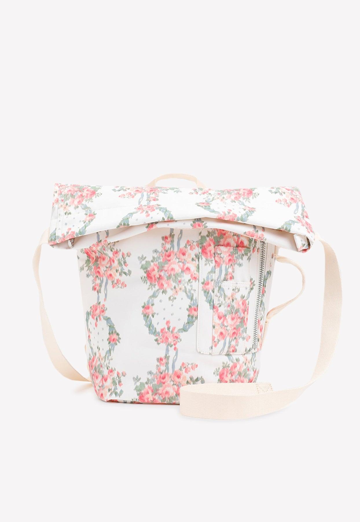 Simone Rocha Small Bow Tie Backpack in White | Lyst