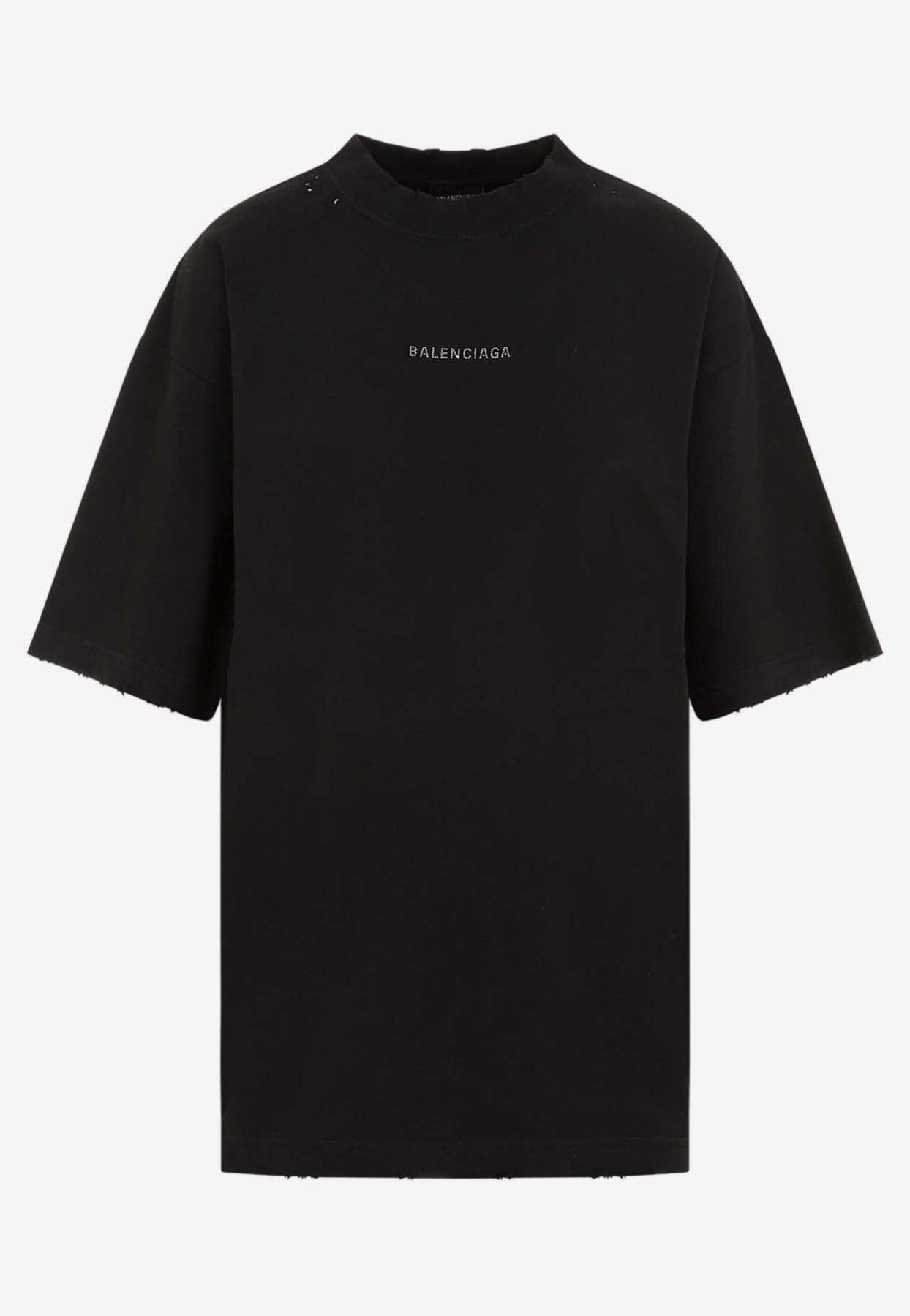 Tシャツ・カットソー BALENCIAGA Balenciaga Crystal Mesh Mini Top Balenciaga | Tops | Balenciaga Crystal Mesh Top Size Small