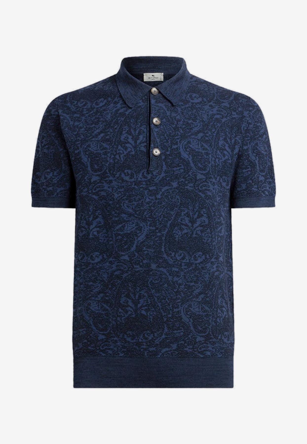 【関税&送料込】Etro T-shirts and Polos MultiColour ETRO paisley-print Cotton Polo Shirt | White | FARFETCH