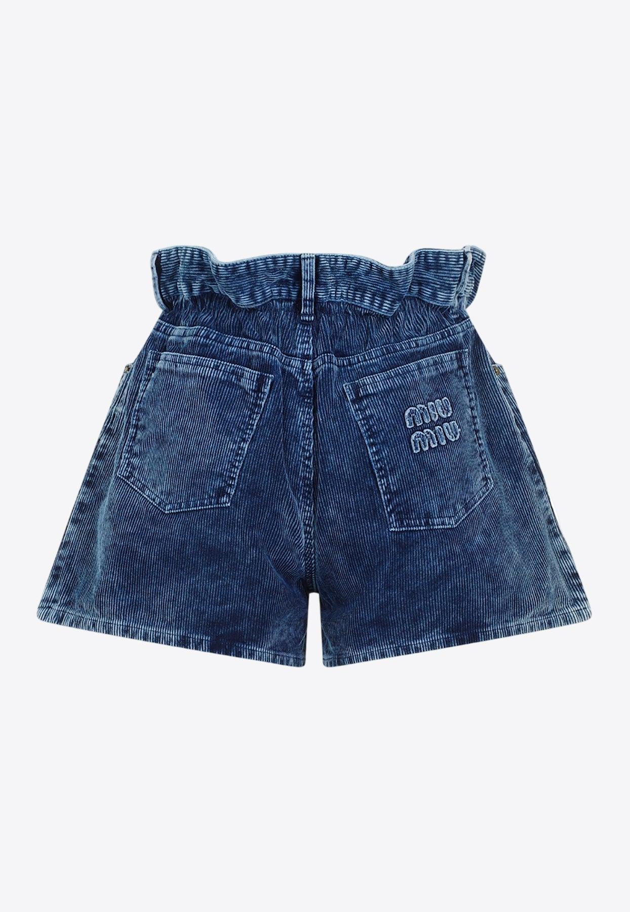 Miu Miu low-rise Denim Mini Shorts - Farfetch