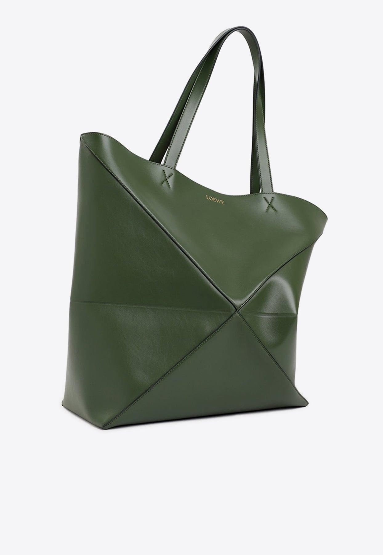 Loewe XL Puzzle Fold Leather Tote Bag