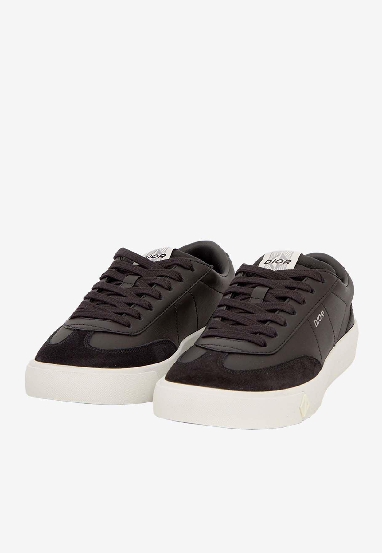 Dior B101 Low-top Leather Sneakers in Black for Men | Lyst