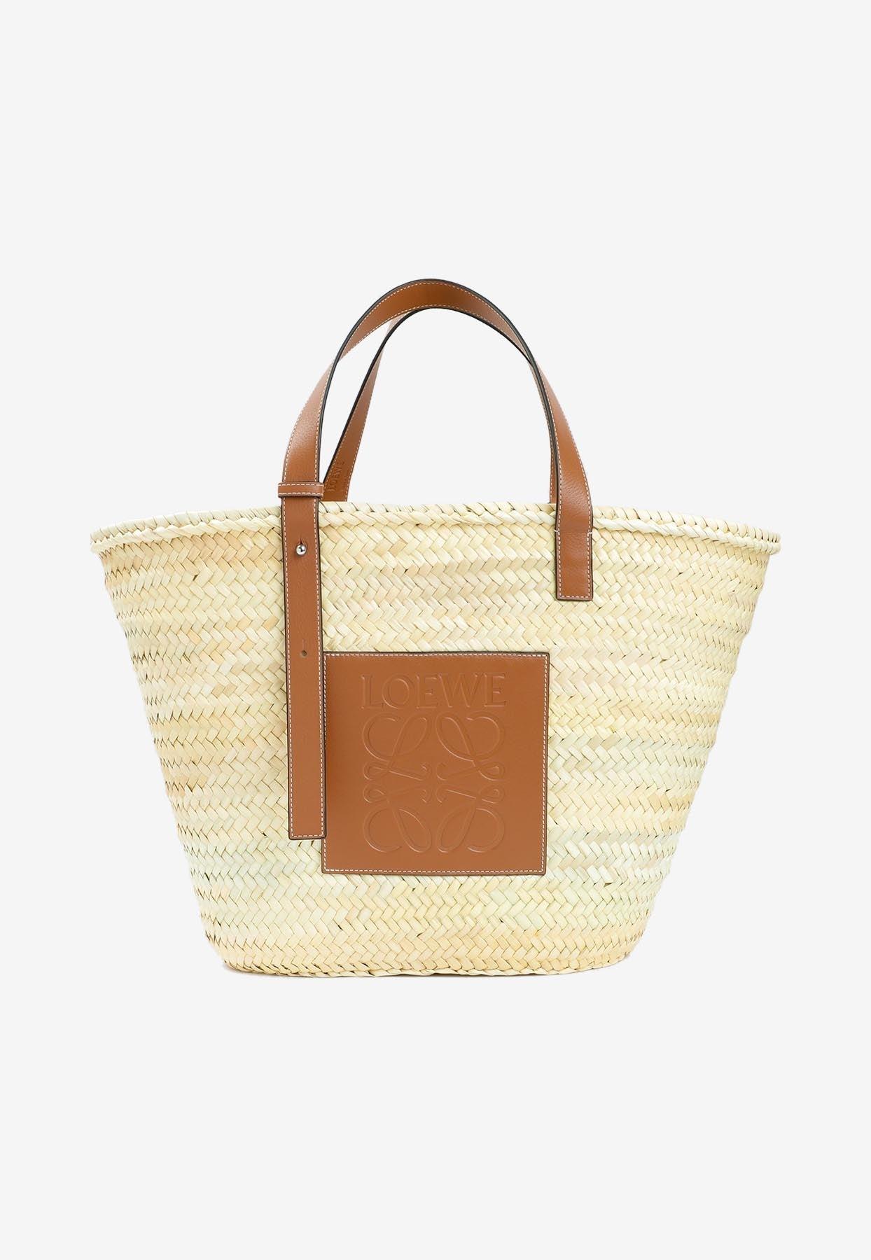 Loewe Large Anagram Embossed Basket Bag' in Natural Lyst