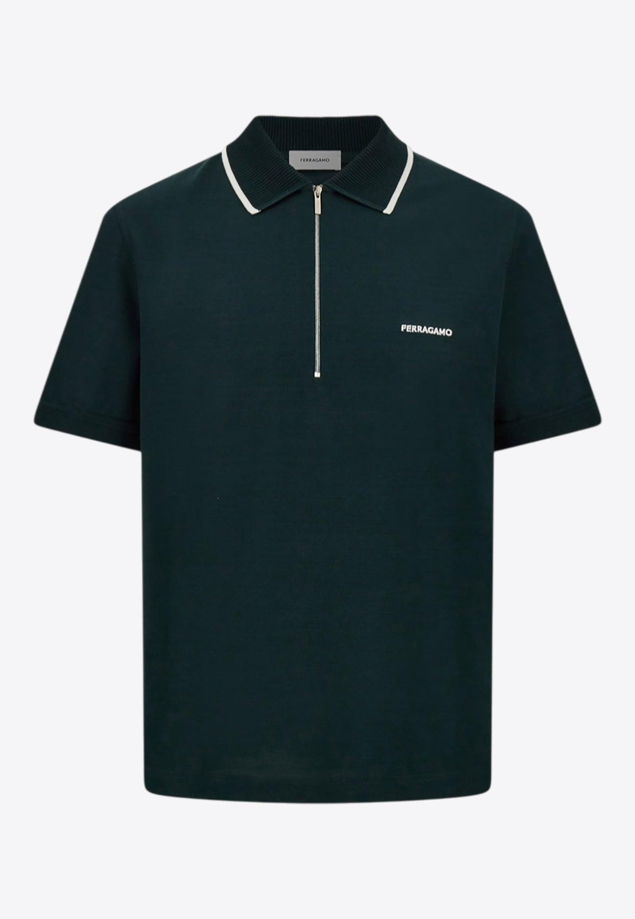 White Ferragamo Camisas Polo Ferragamo T-shirts For Men Online